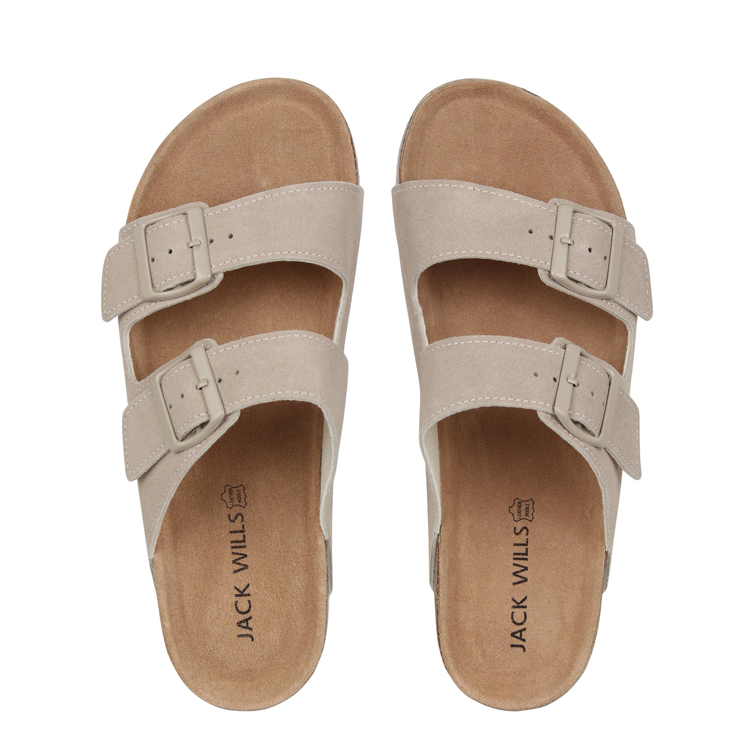 Vintage White - Jack Wills - Cork Strap Sandals - 5