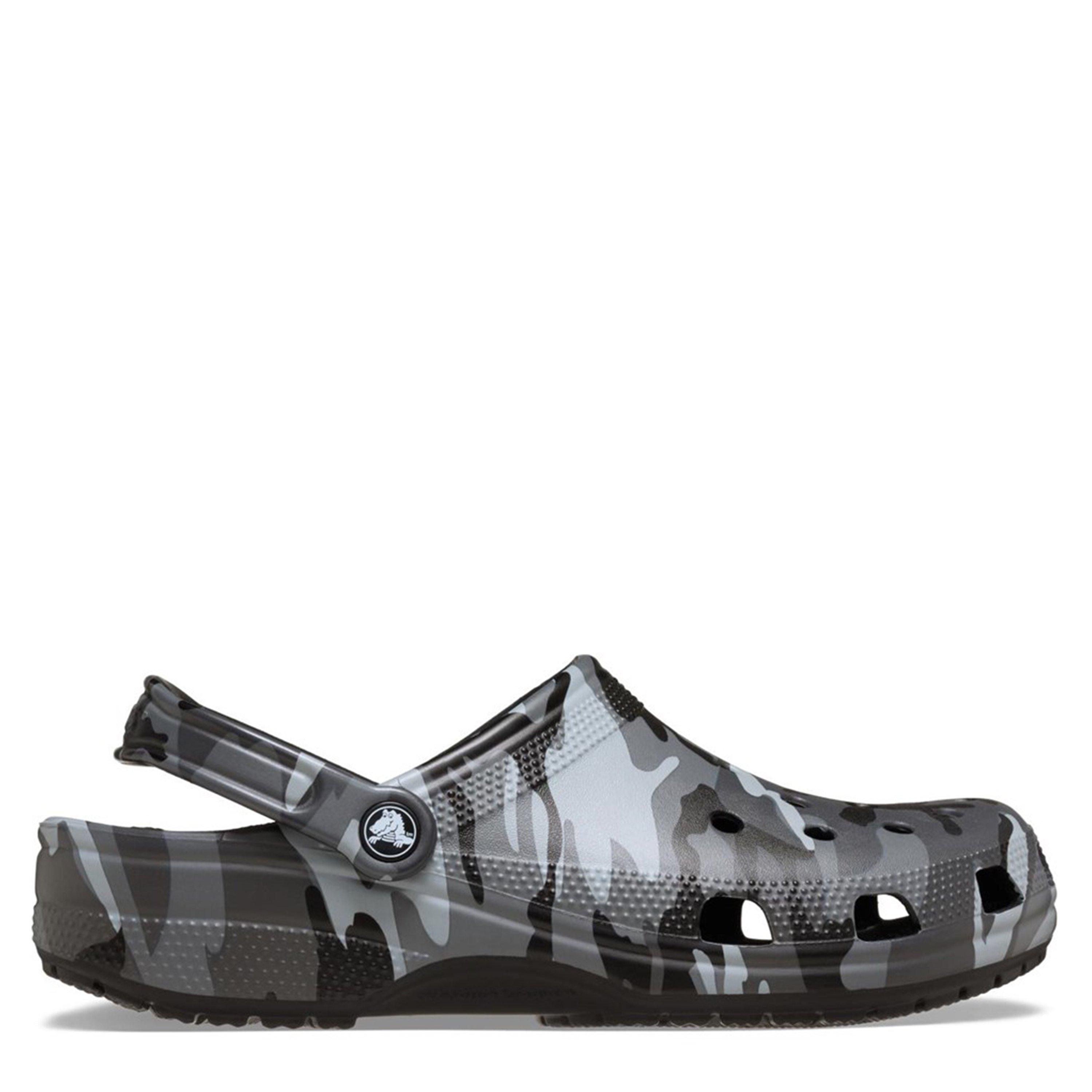 Crocs Men's Clogs - Black Camo - 8 (42-43)