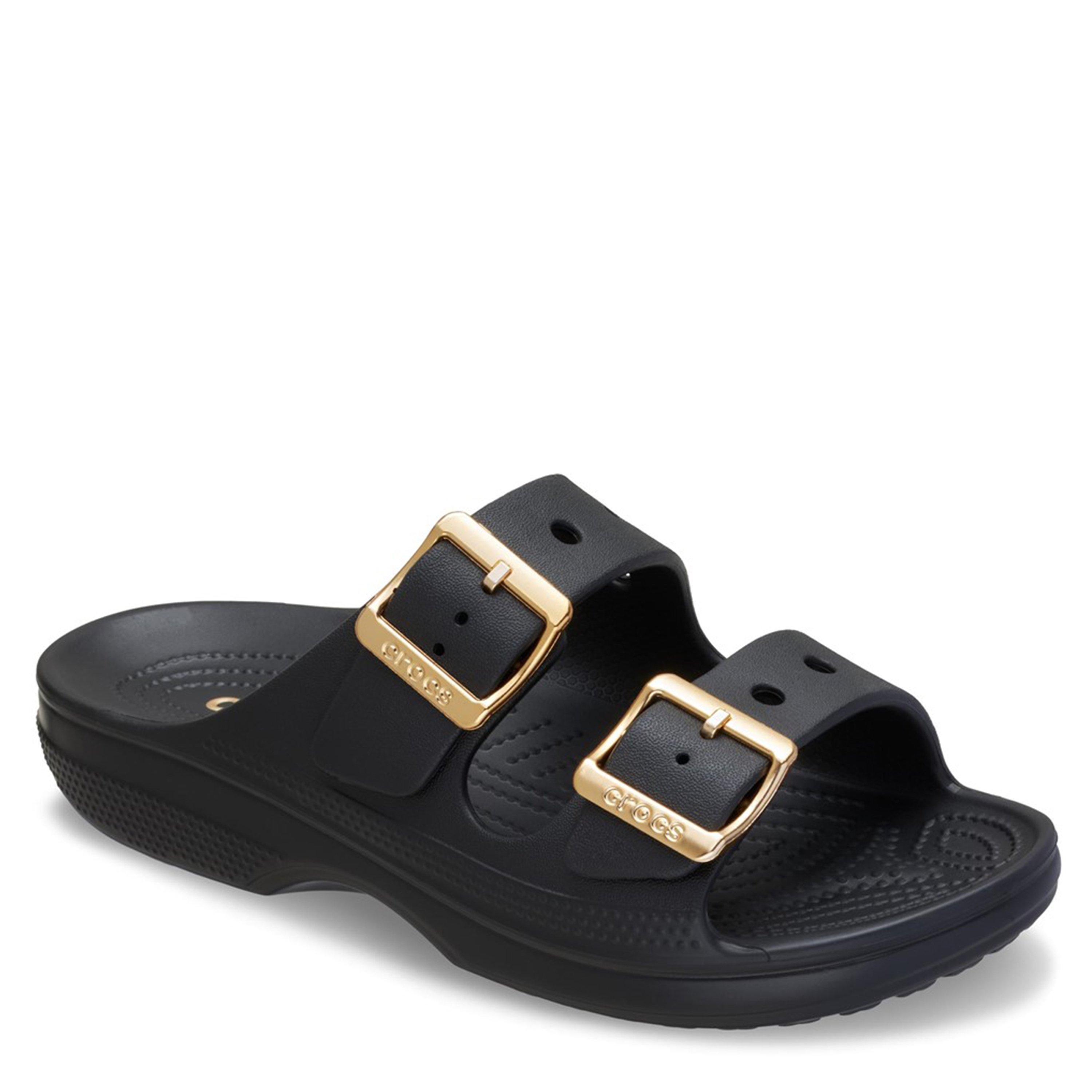Black/Gold - Crocs - Women's Clogs - 5