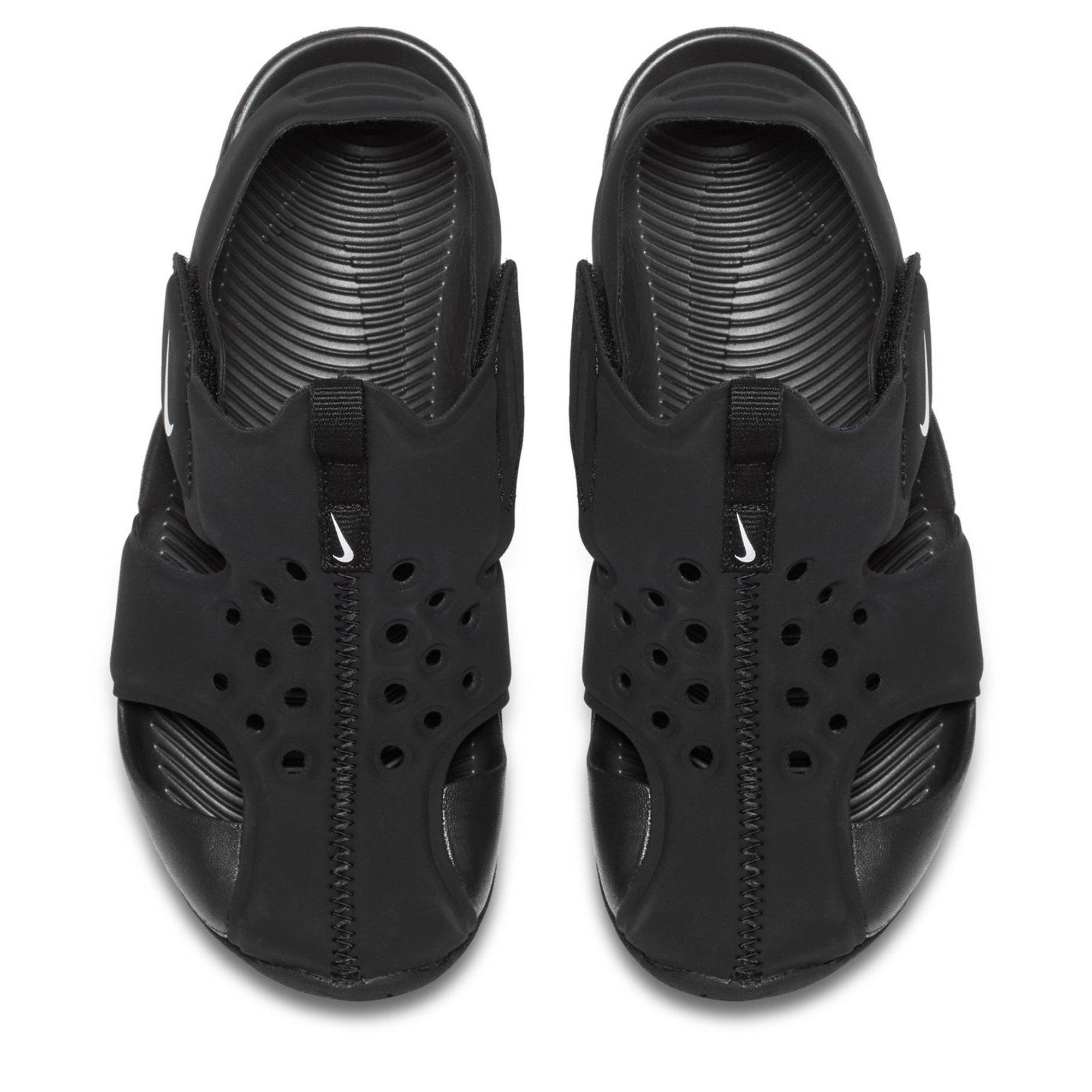 Black/White - Nike - Sunray Protect 2 Little Kids' Sandals - 3