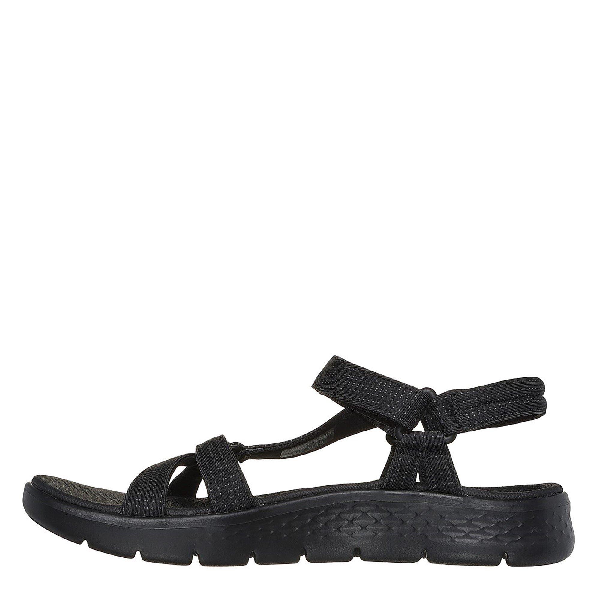 Black - Skechers - Go Walk Flex Sublime Flat Sandals - 3