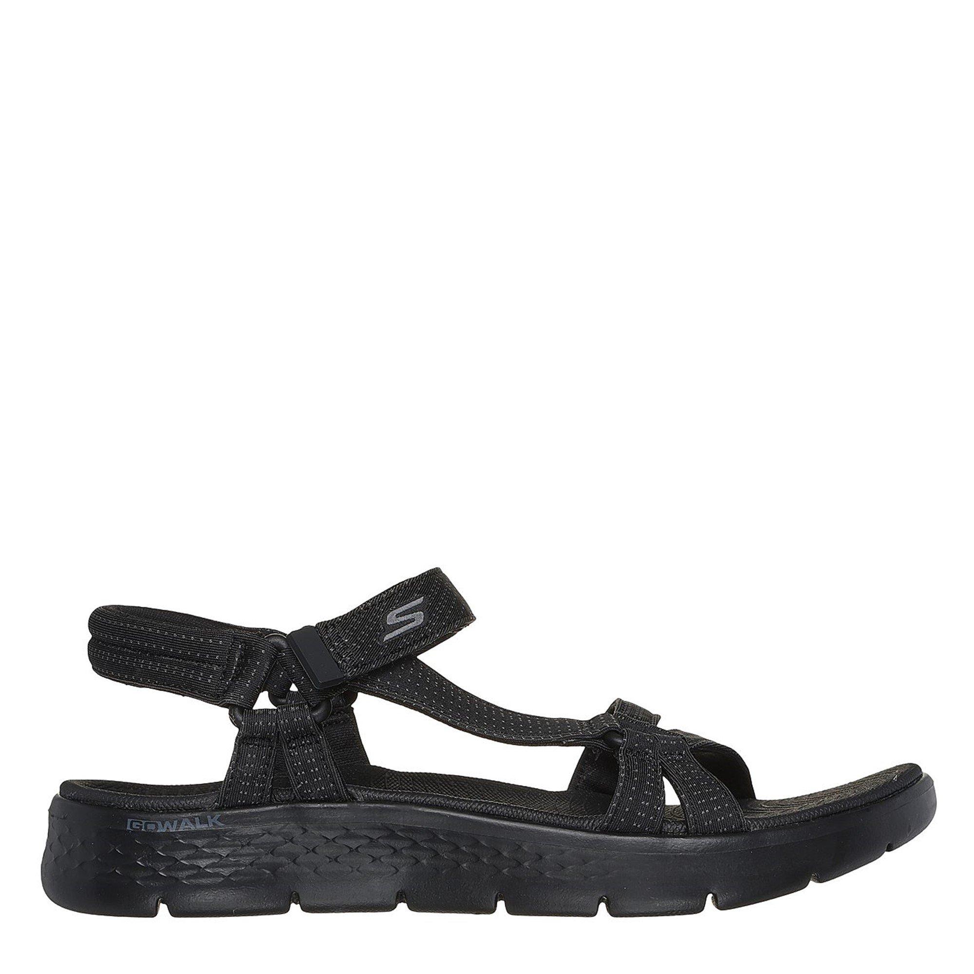 Black - Skechers - Go Walk Flex Sublime Flat Sandals - 4
