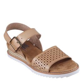 Skechers Skechers Peforated Quarter Strap Sandal Flat Sandals Womens