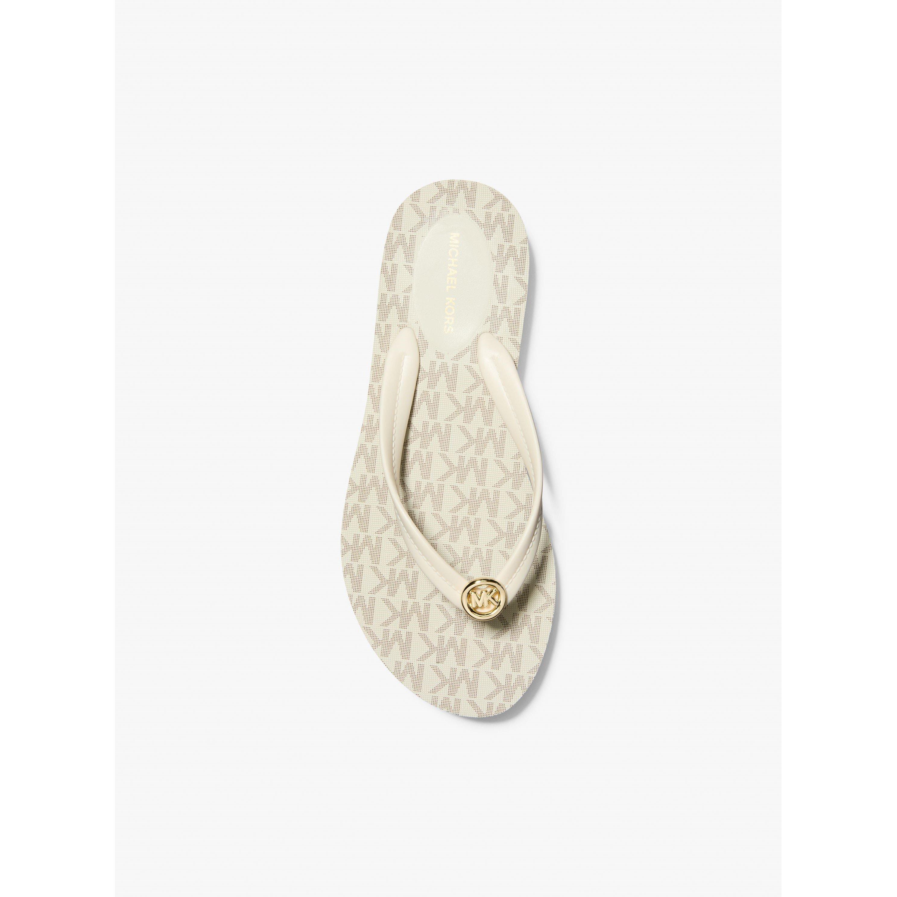 Vanilla - MICHAEL Michael Kors - Women's Posie Flip Flops - 3