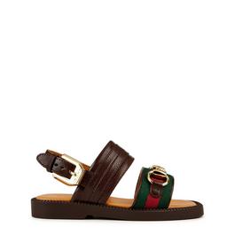 Gucci Horsebit Web Sandal Infant Girls