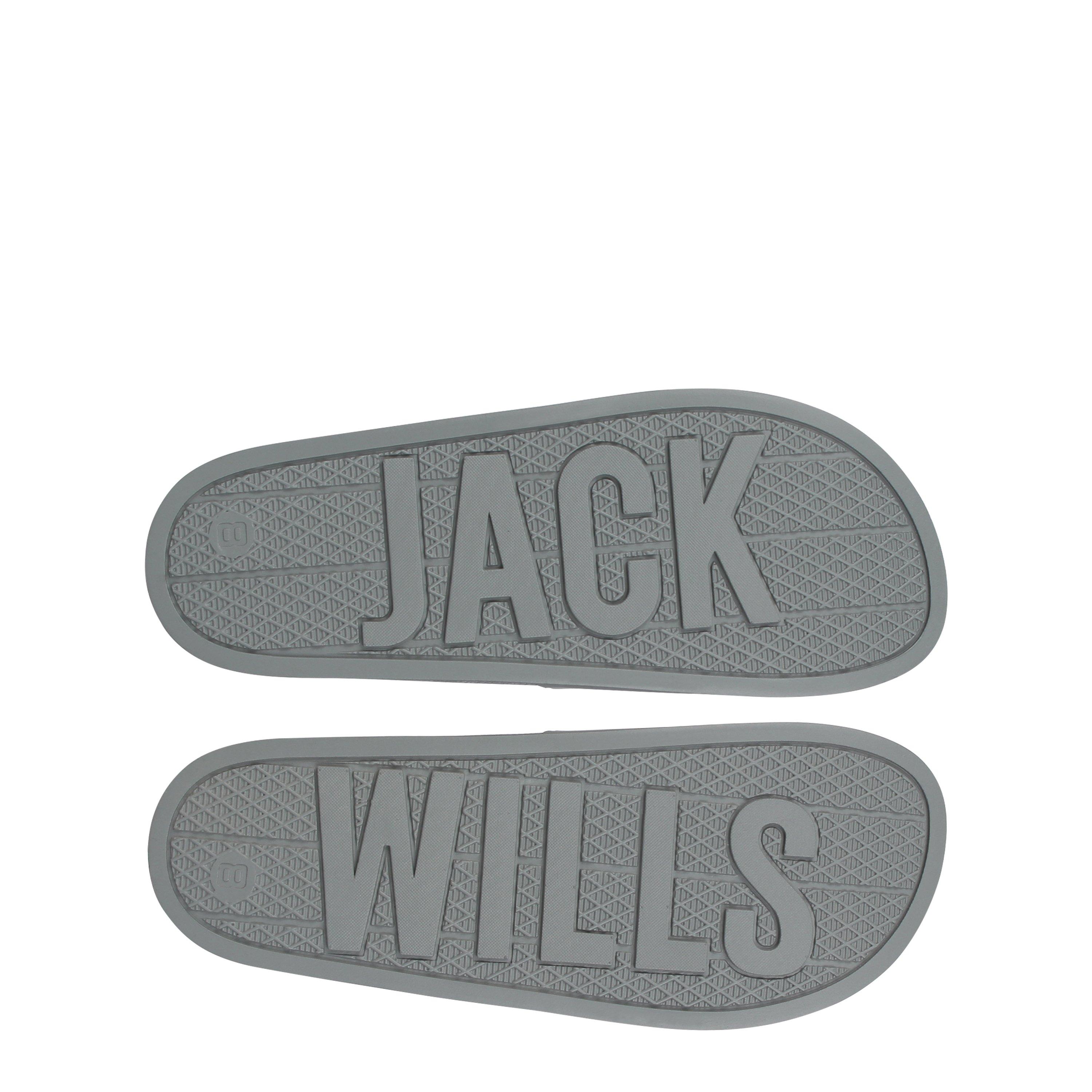 Grey/White - Jack Wills - Contrast Logo Slider - 6