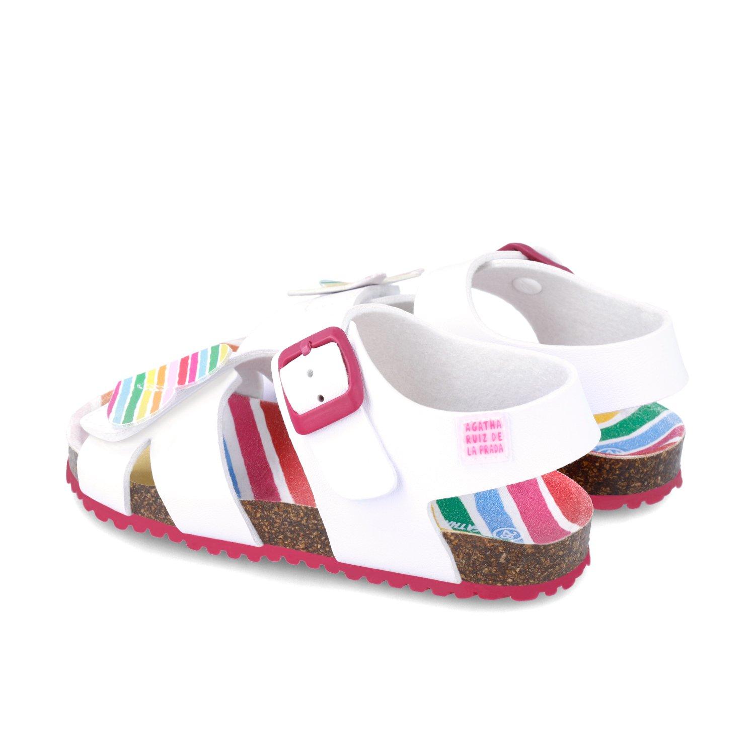White - Agatha Ruiz De La Prada - Kids' Flat Sandals - 3