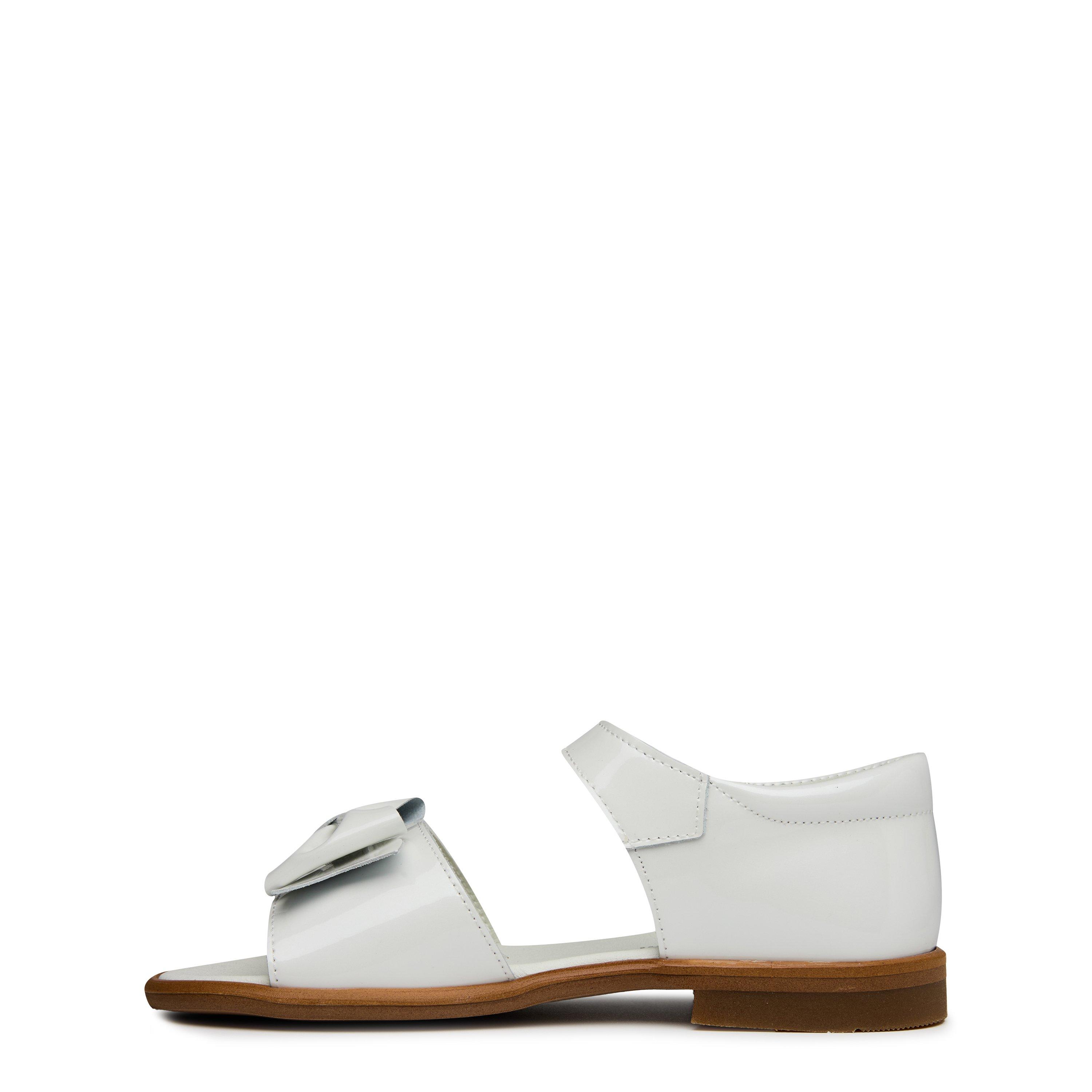 Beige - Andanines - Kids' Bow Flat Sandals - 2