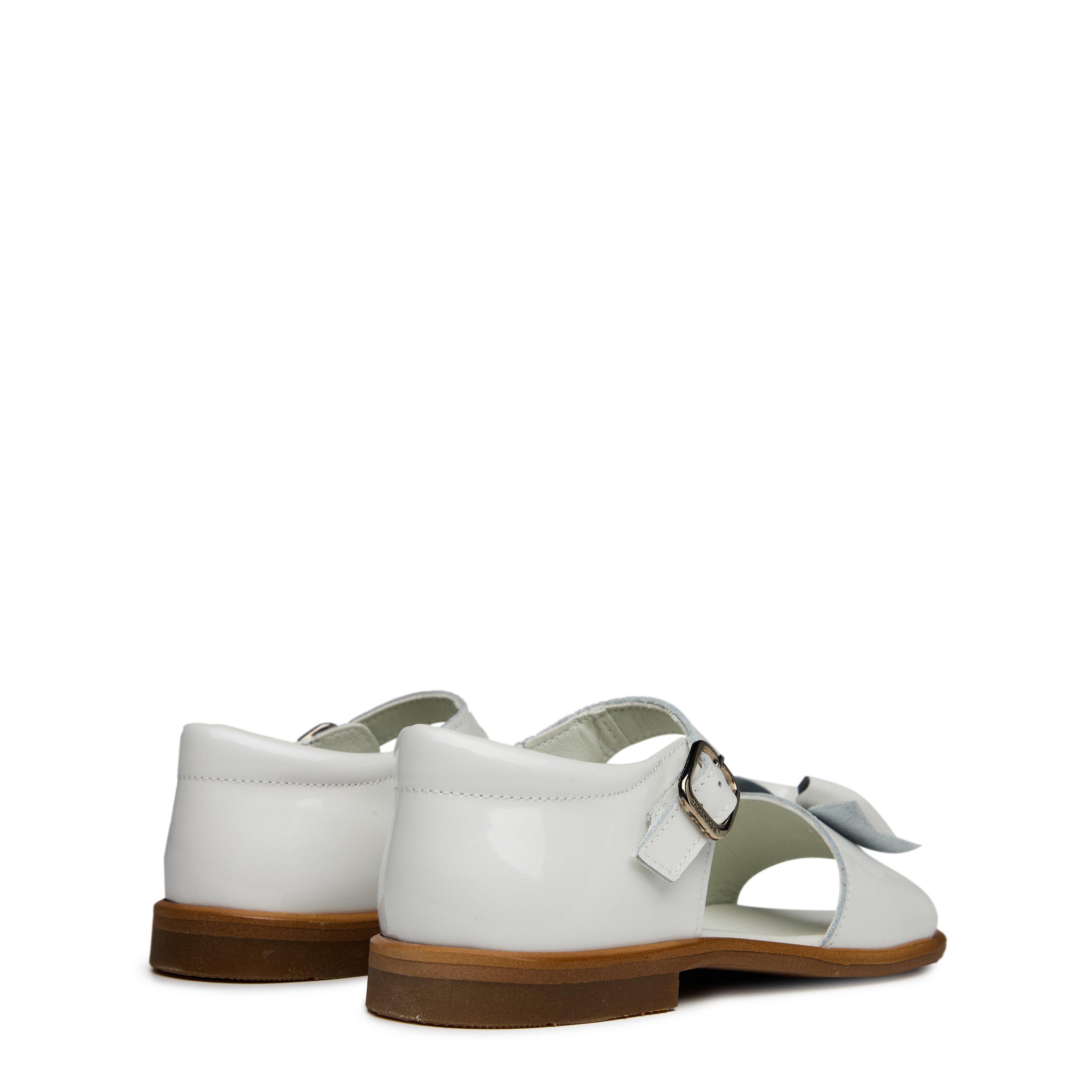 Beige - Andanines - Kids' Bow Flat Sandals - 4