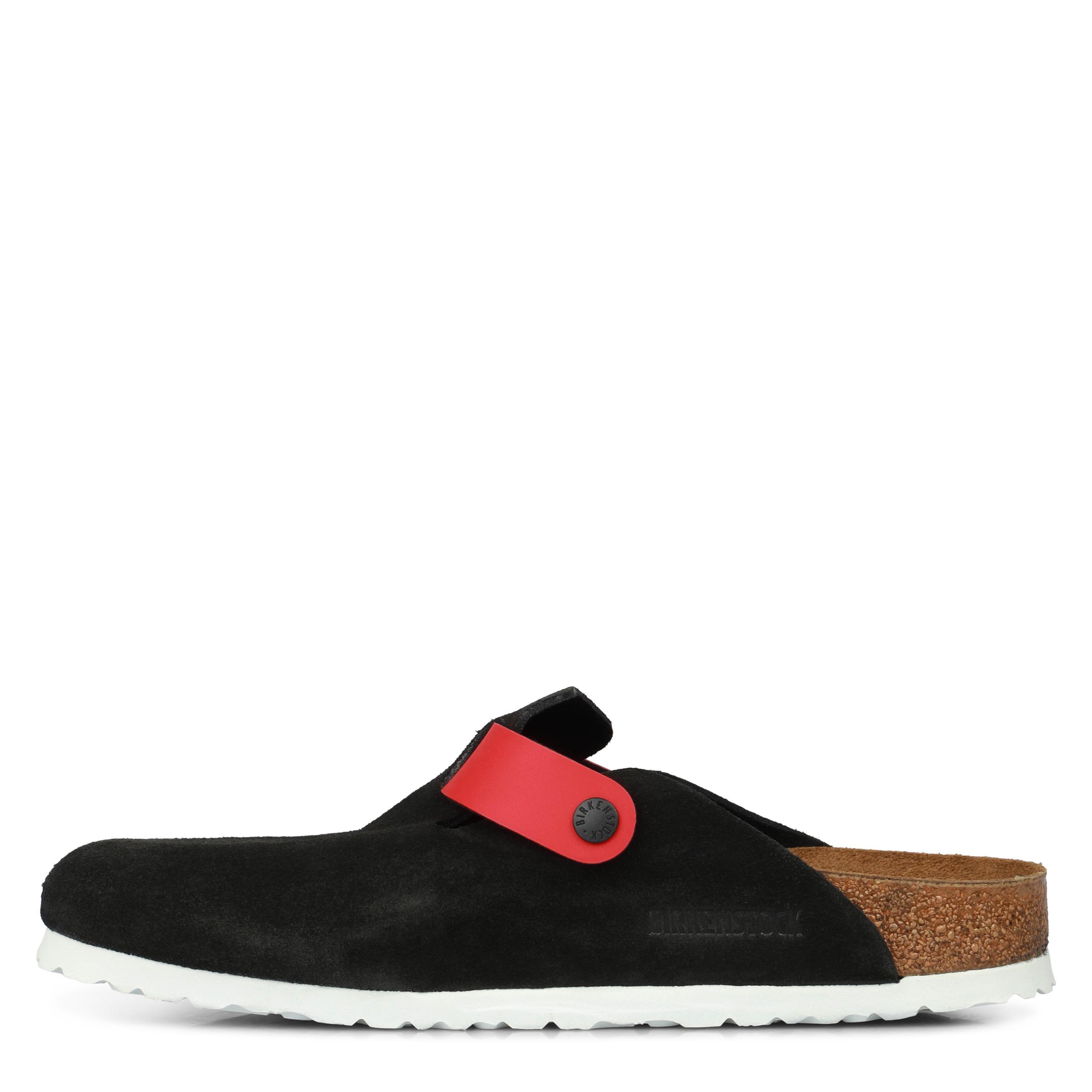 Black/Act.Red - Birkenstock - Bstk Boston VL Birko-F 64 - 2