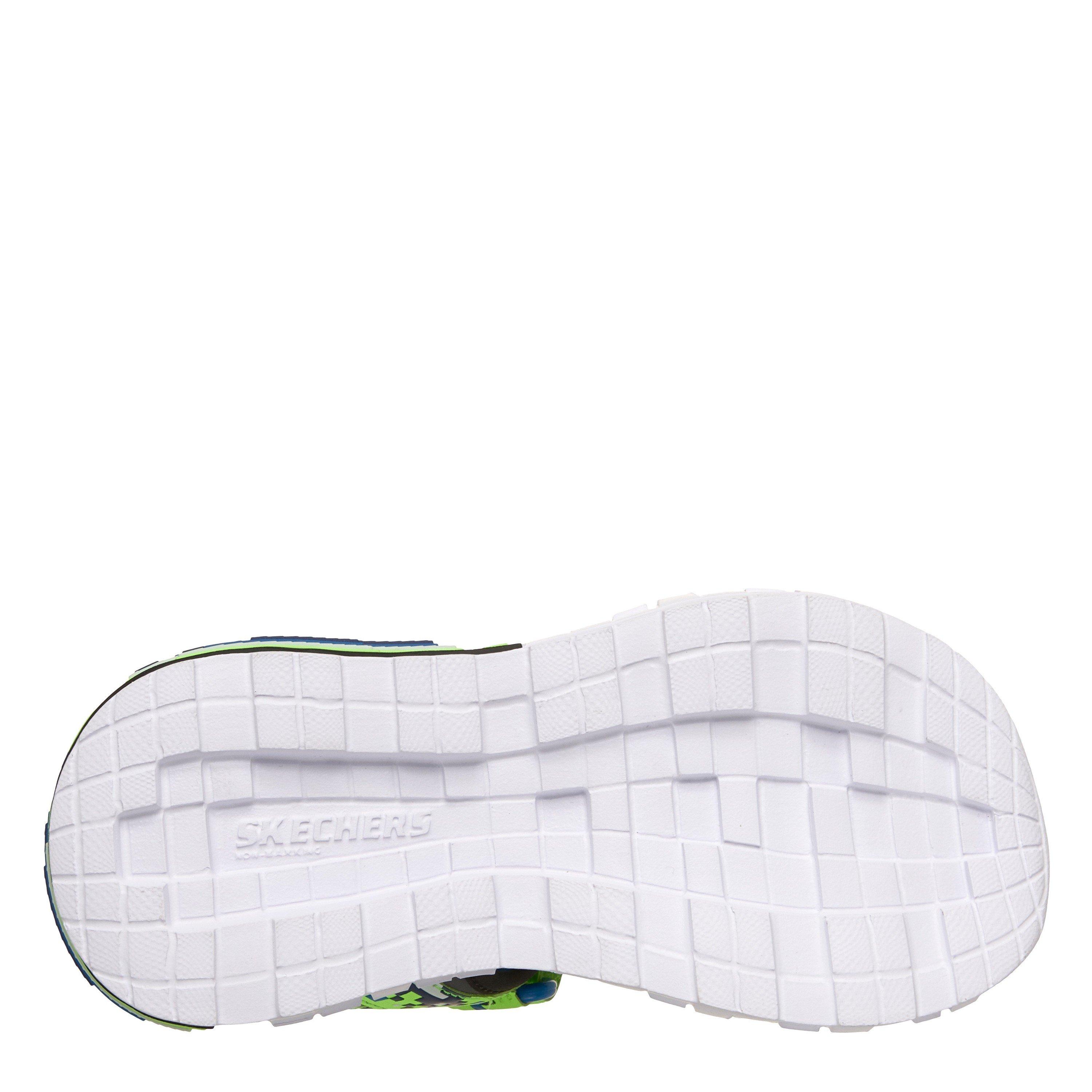 Lime/Blue - Skechers - Mega-Splash 4k Sports Sandals Boys - 5