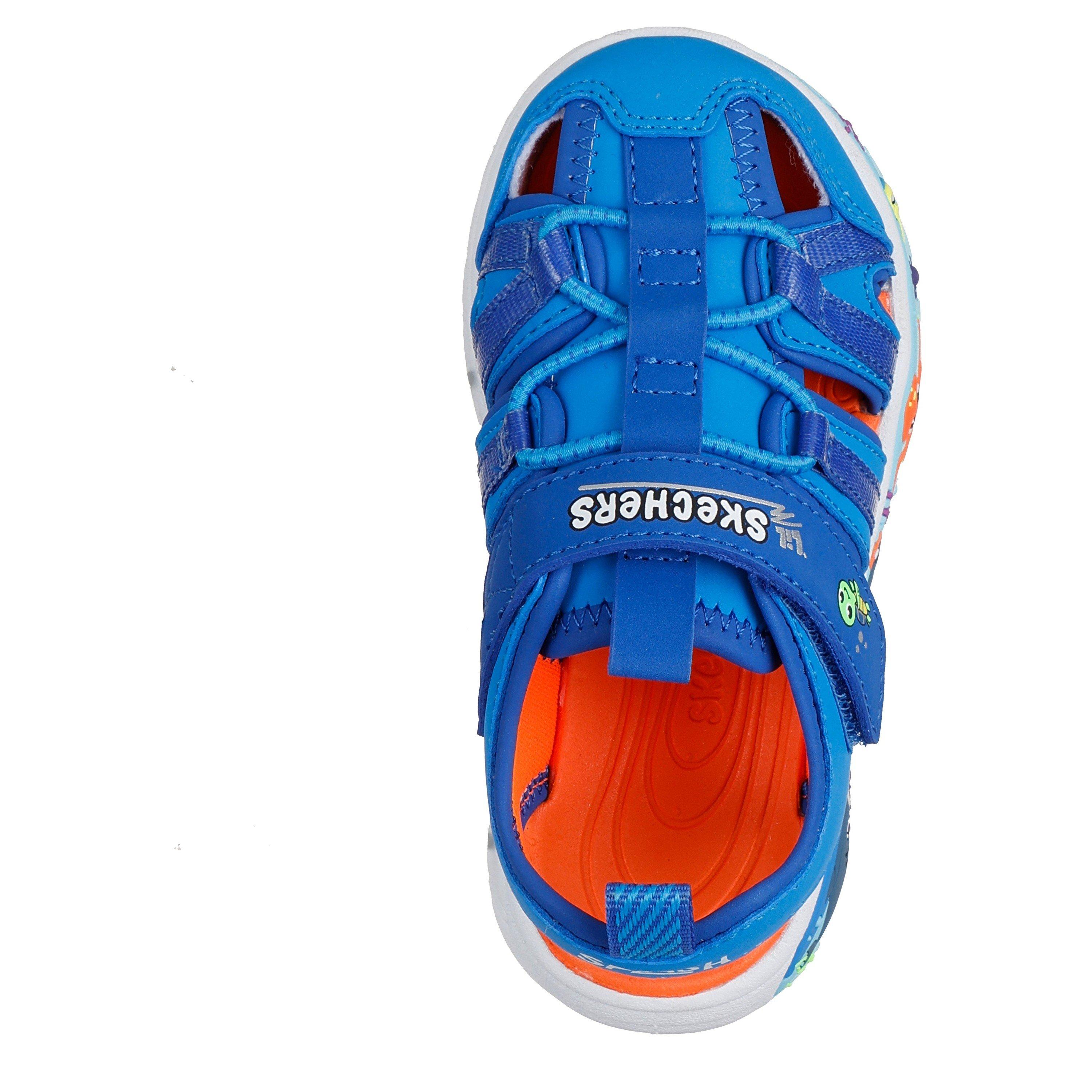 Blau - Skechers - Fisherman Sandal W Thematic Midsole Sports Sandals Boys - 4