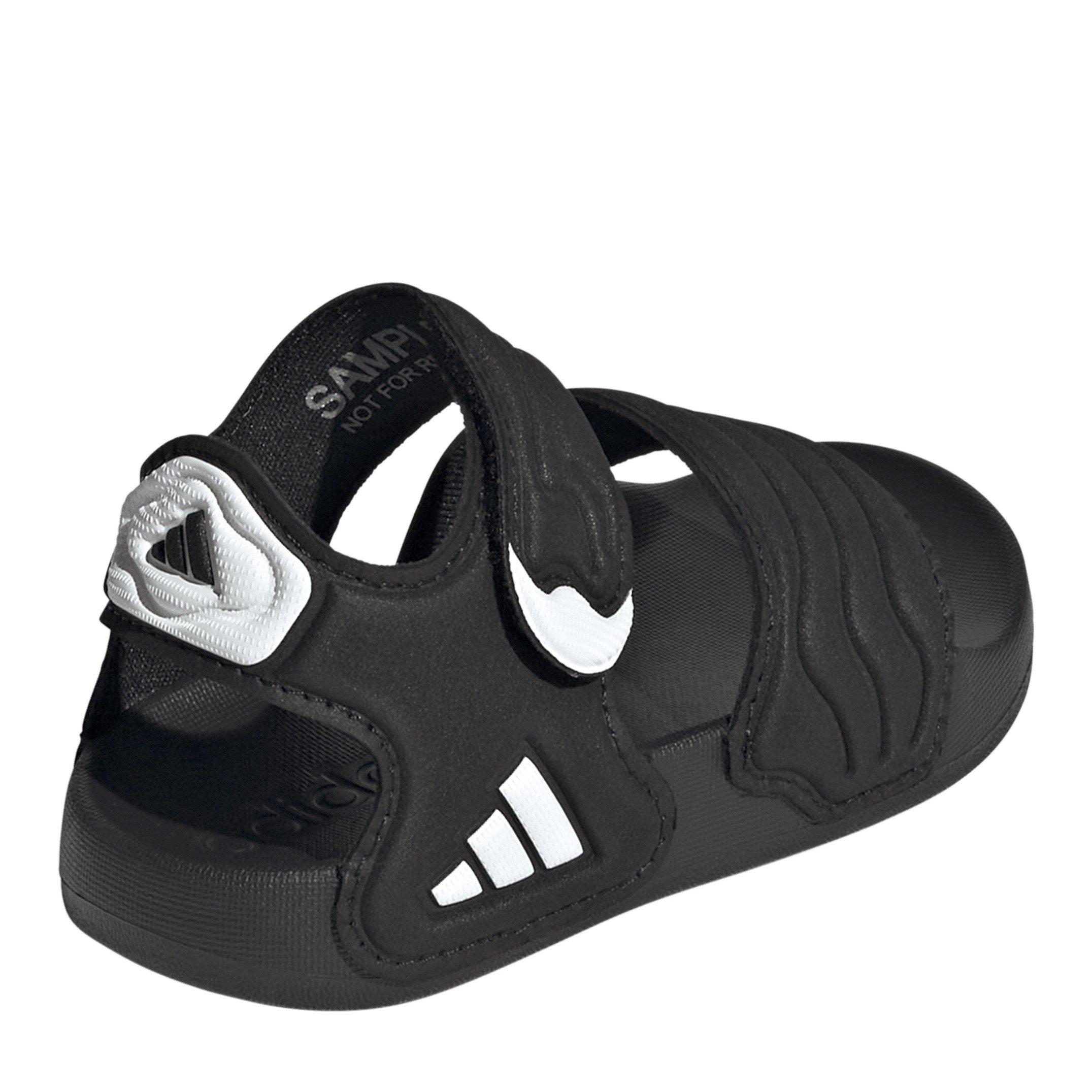 Core Blk/White - adidas - Adilette Infants Sandal 3 - 4