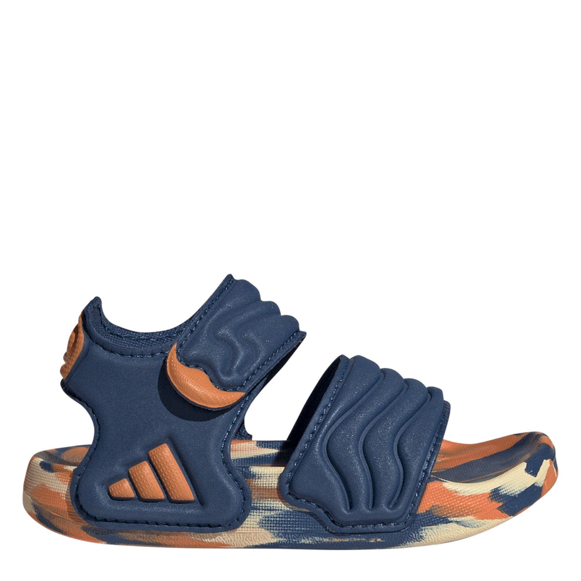 Petrol/Orange - adidas - Adilette Infants Sandal 3 - 1