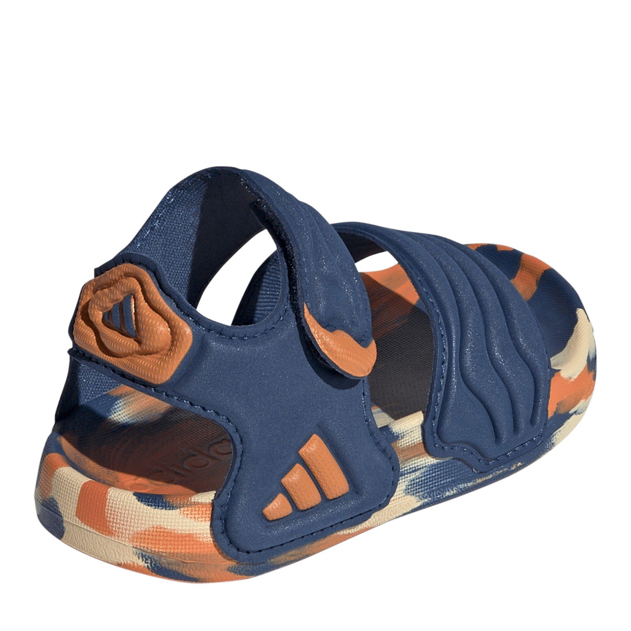 Petrol/Orange - adidas - Kids' Sports Sandals - 4