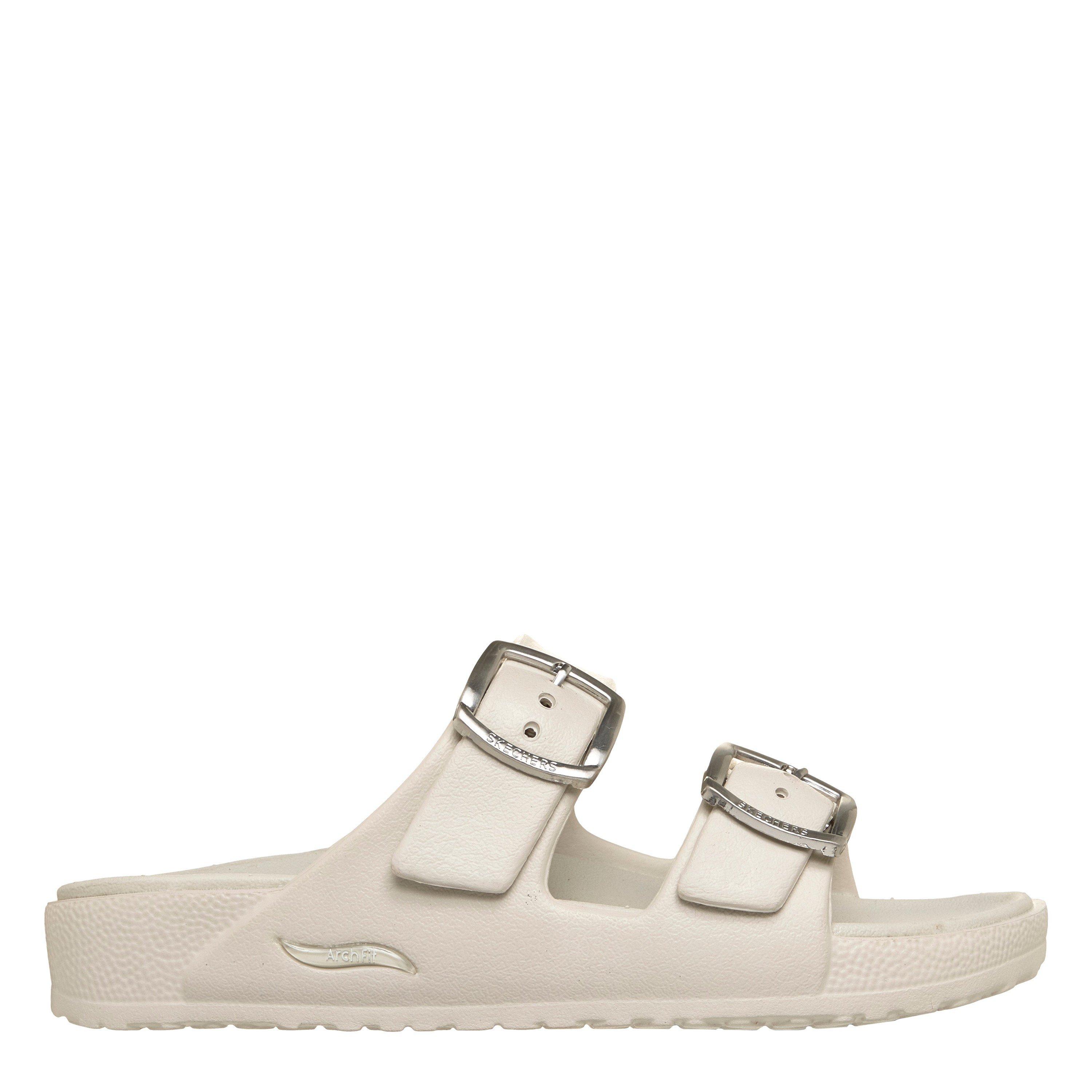 Skechers Women's Flat Sandals - Natural - 7 (40)