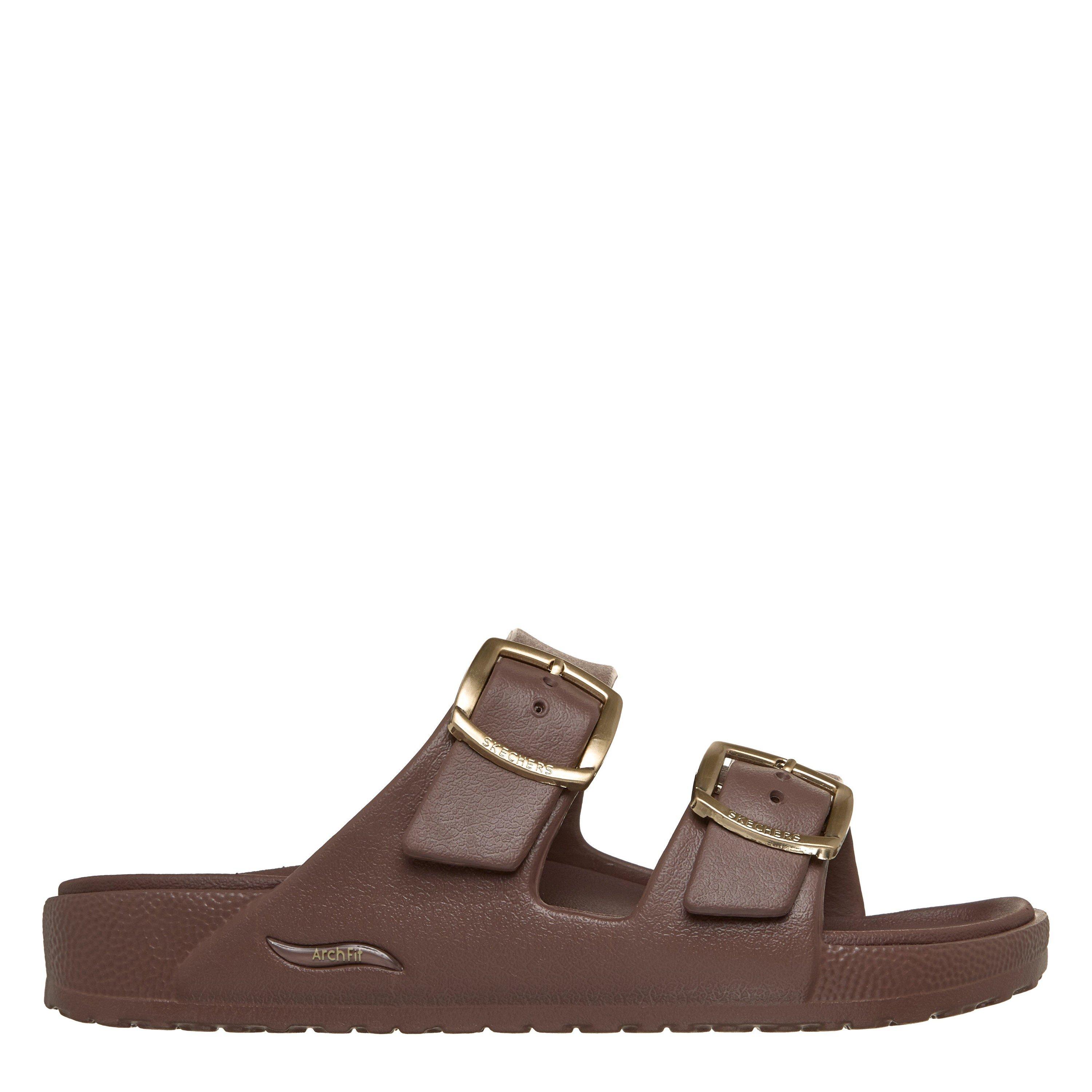 Skechers Women's Flat Sandals - Chocolate - 5 (38)