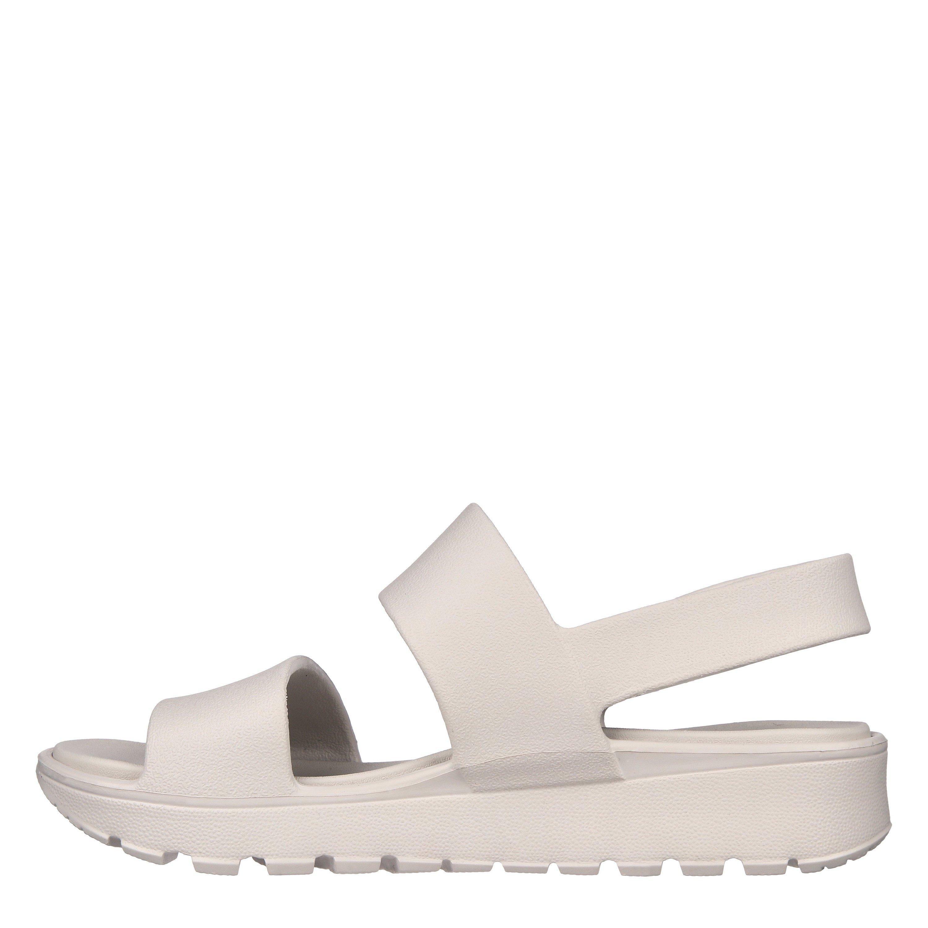 Natural - Skechers - Arch Fit Footsteps Flat Sandals Womens - 2