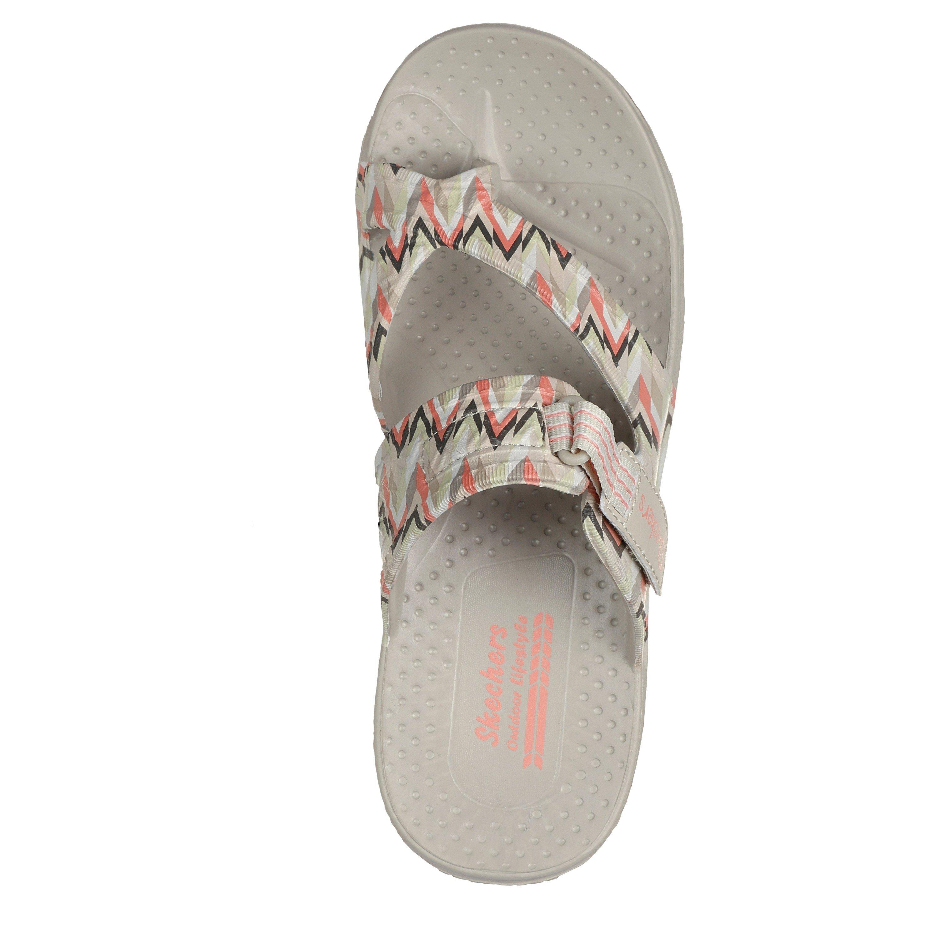 Multi - Skechers - Women's Reggae Flat Sandals - 4