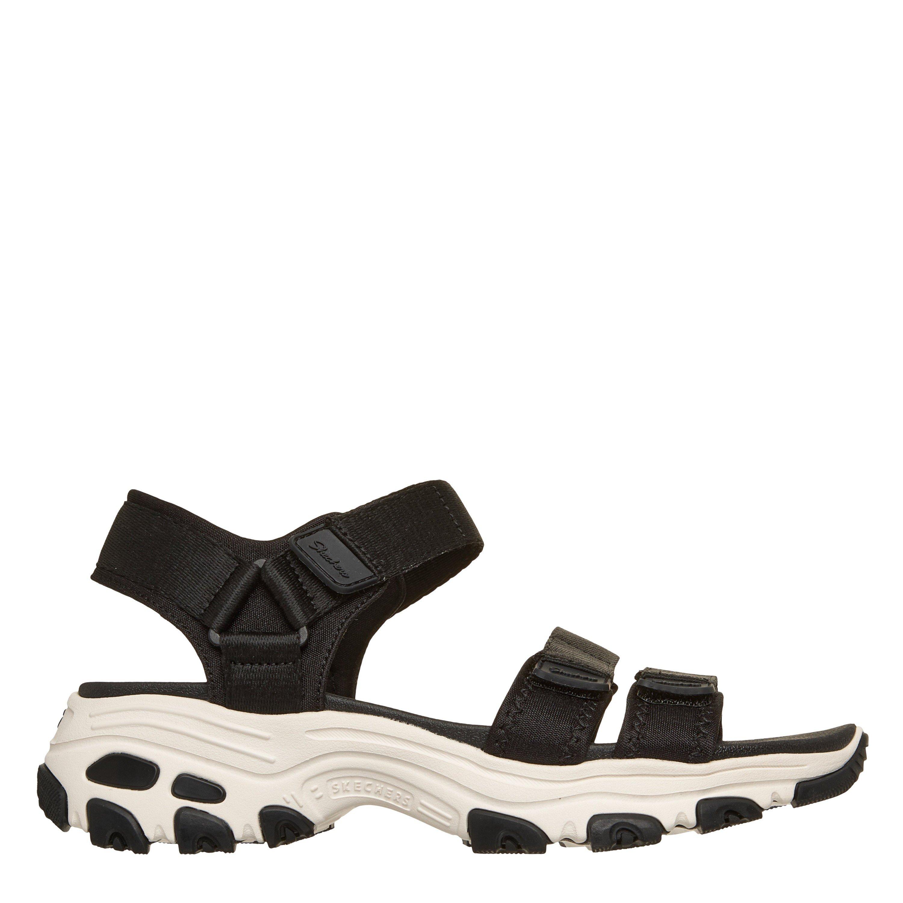 Black - Skechers - Women's Flat Sandals - 7