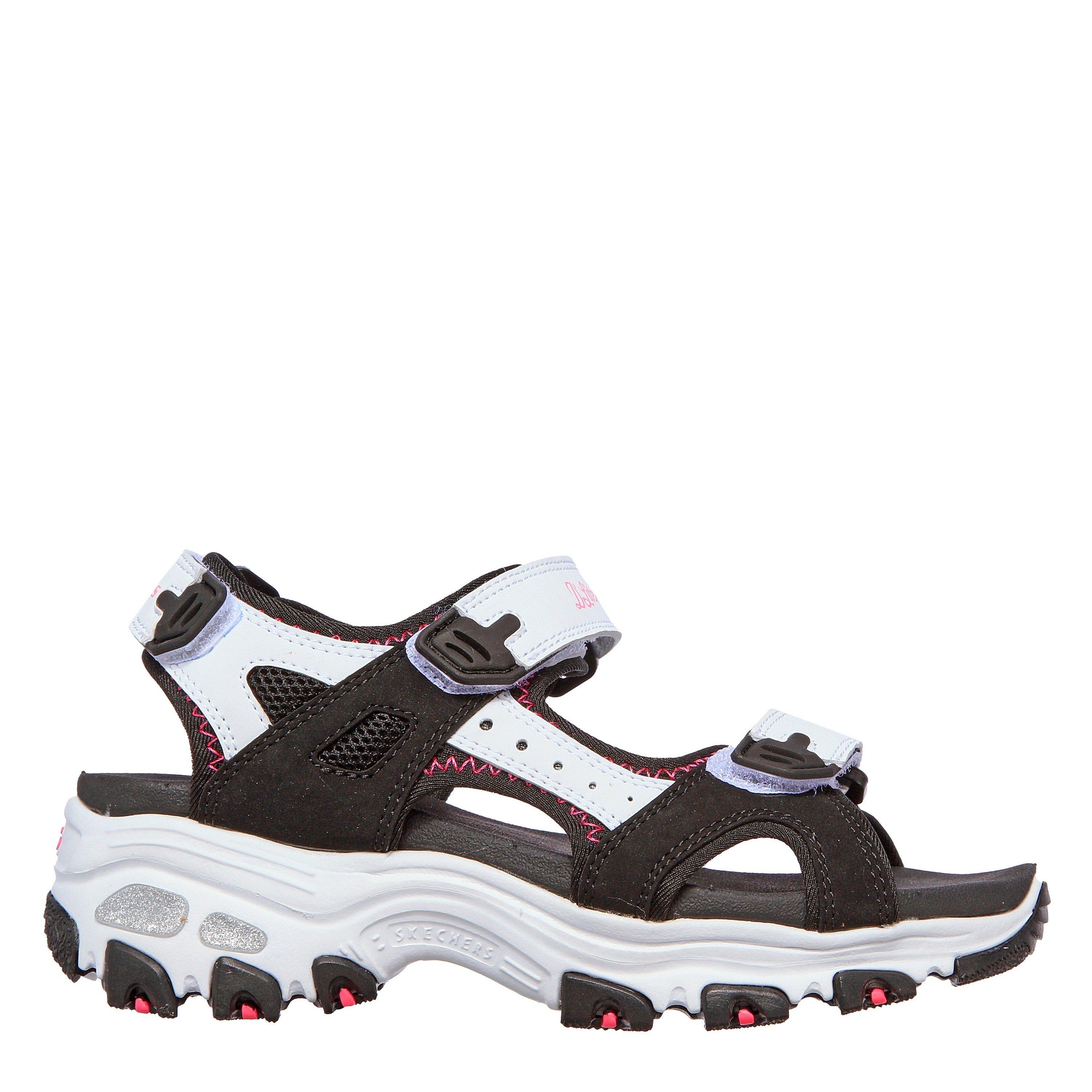 Skechers  Kids ' Sports Sandals - Black/White - C10 (27.5)