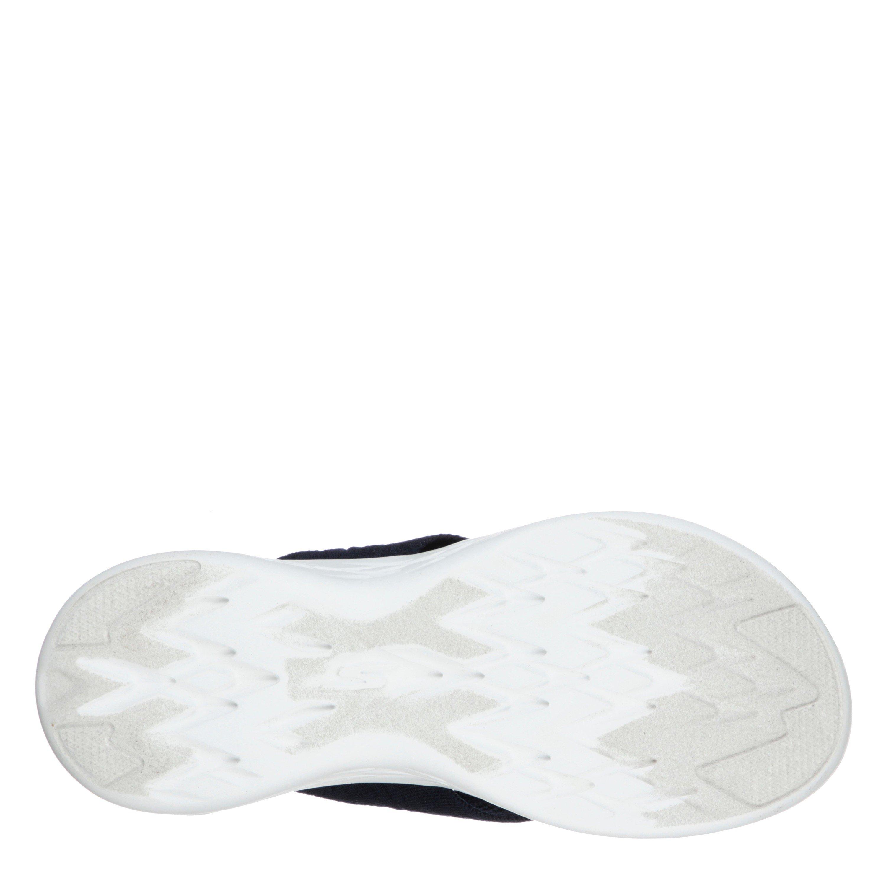 Blu navy - Skechers - Knit 3pt Sandal W Molded Footbed Flat Sandals Womens - 6