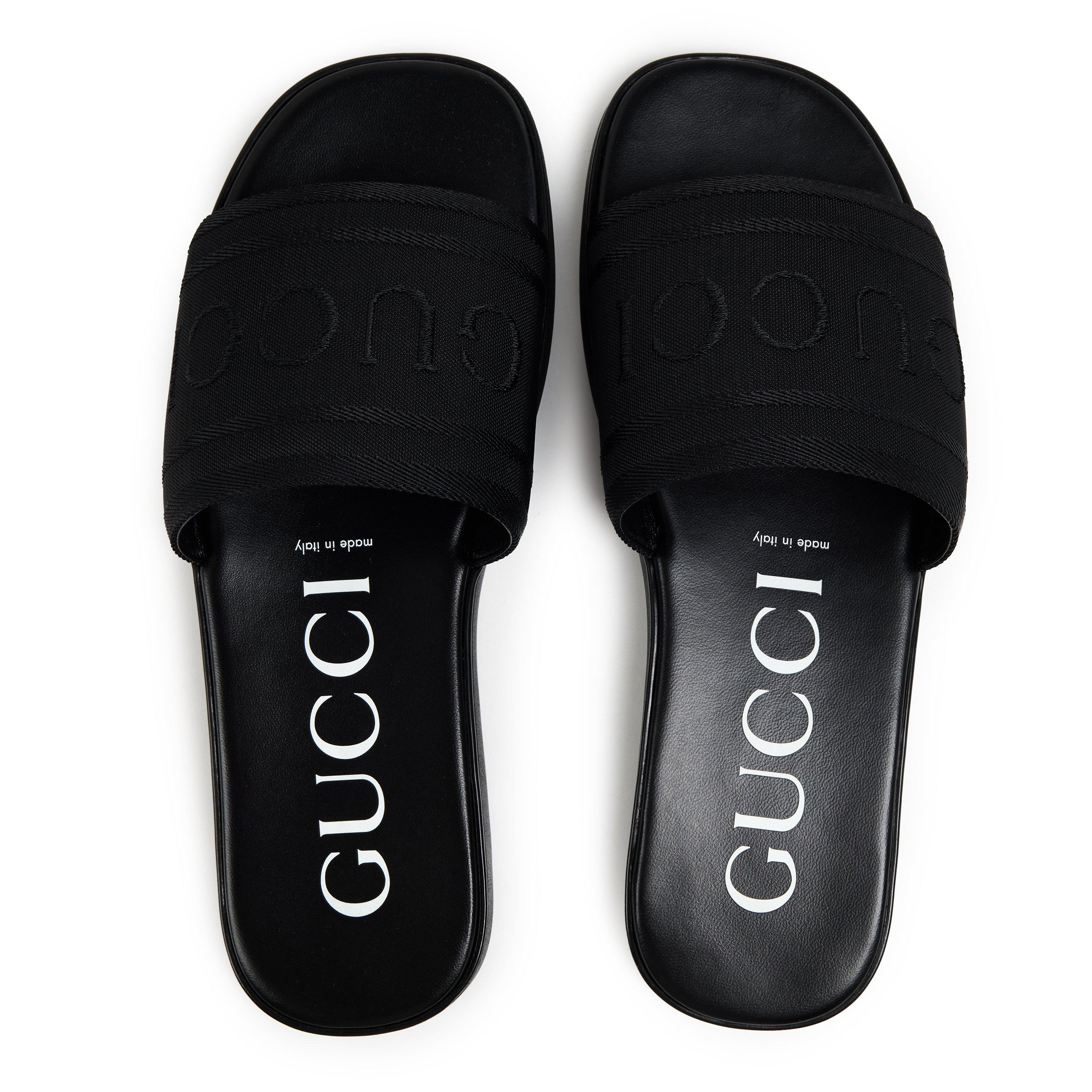 Black - Gucci - Men's Flat Sandals - 4