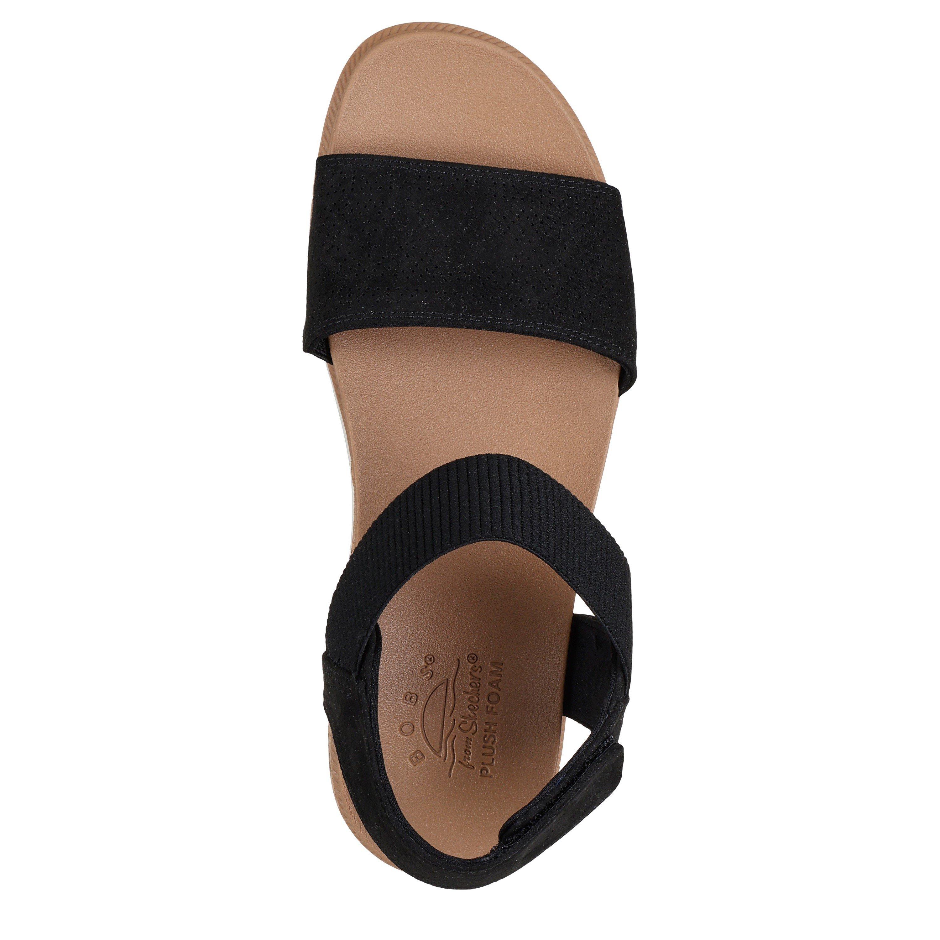 Black - Skechers - Women's Flat Sandals - 5