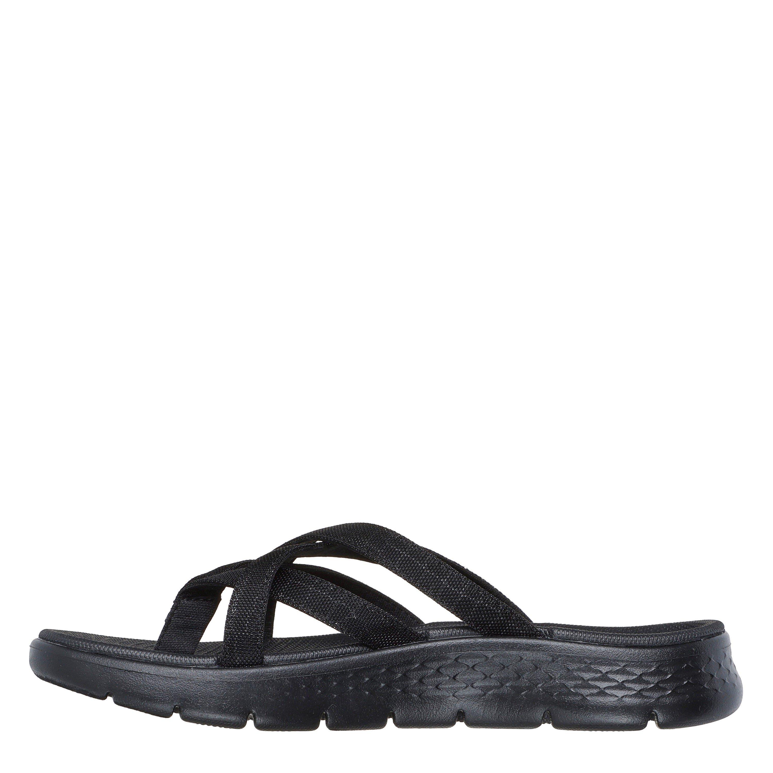 Black - Skechers - Women's Flat Sandals - 2