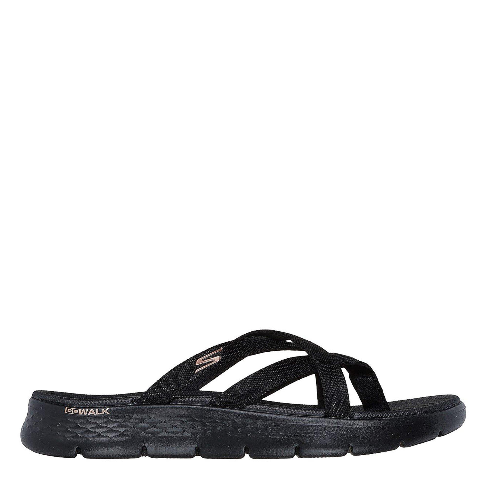 Black - Skechers - Women's Flat Sandals - 4