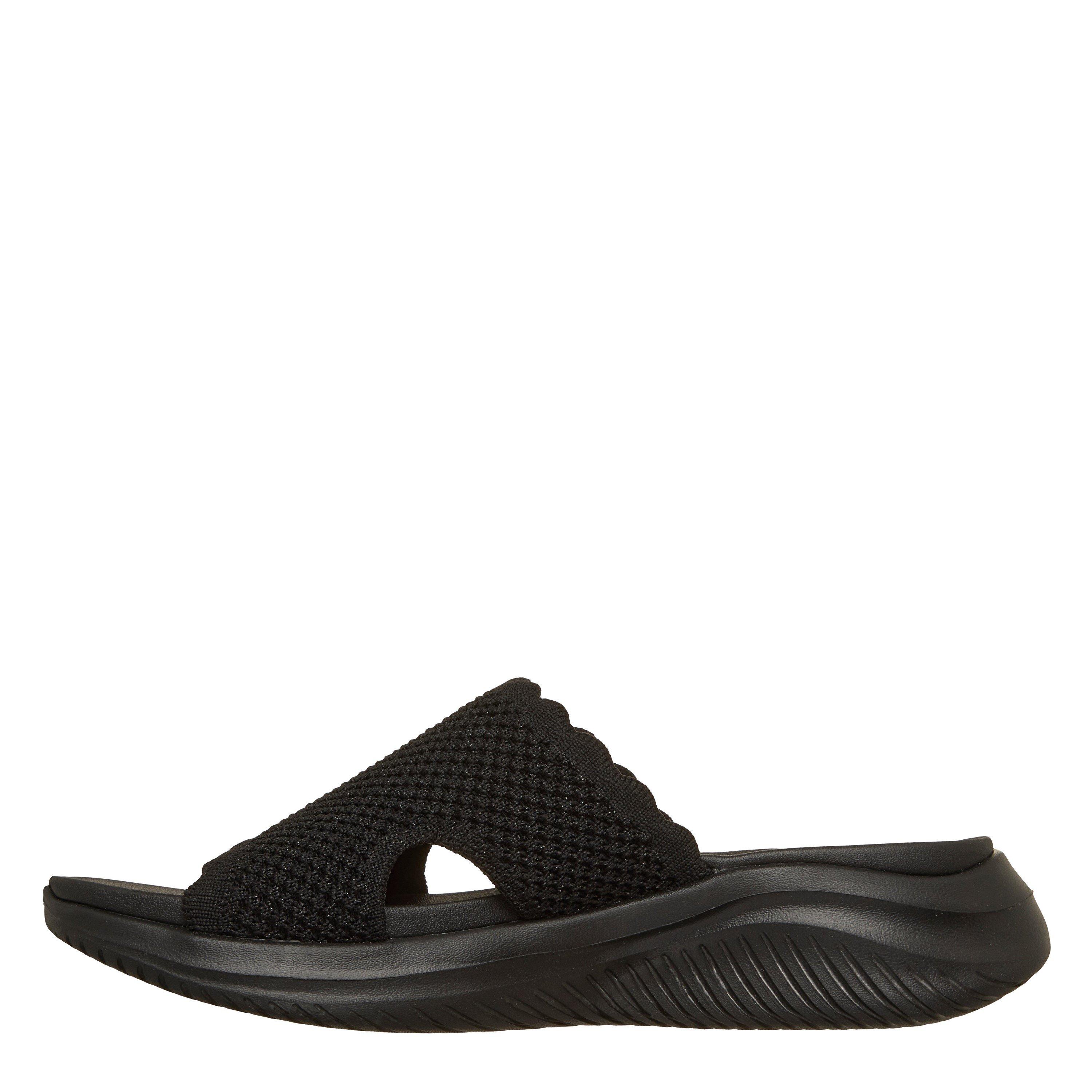 Black - Skechers - Women's Flat Sandals - 2