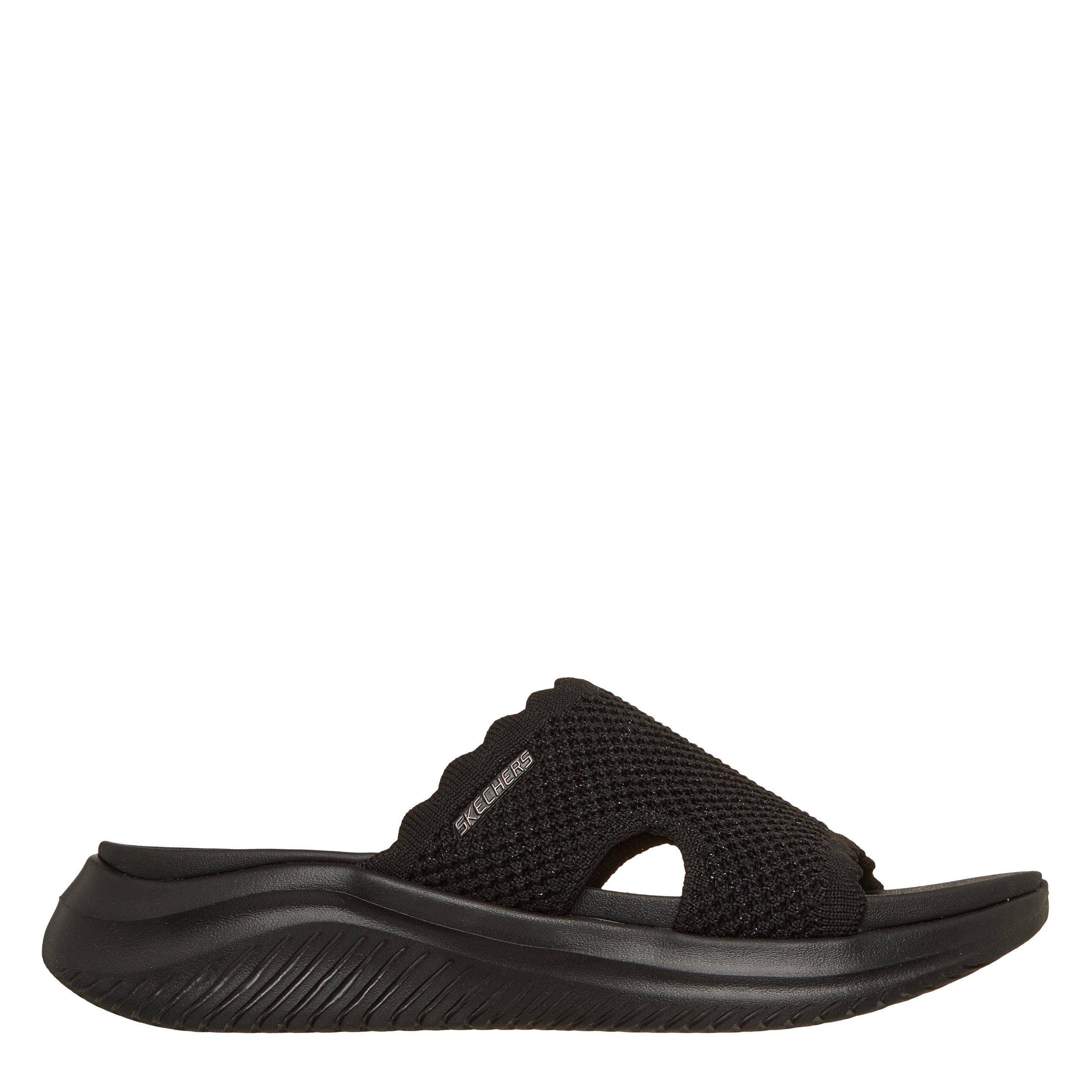 Black - Skechers - Women's Flat Sandals - 3