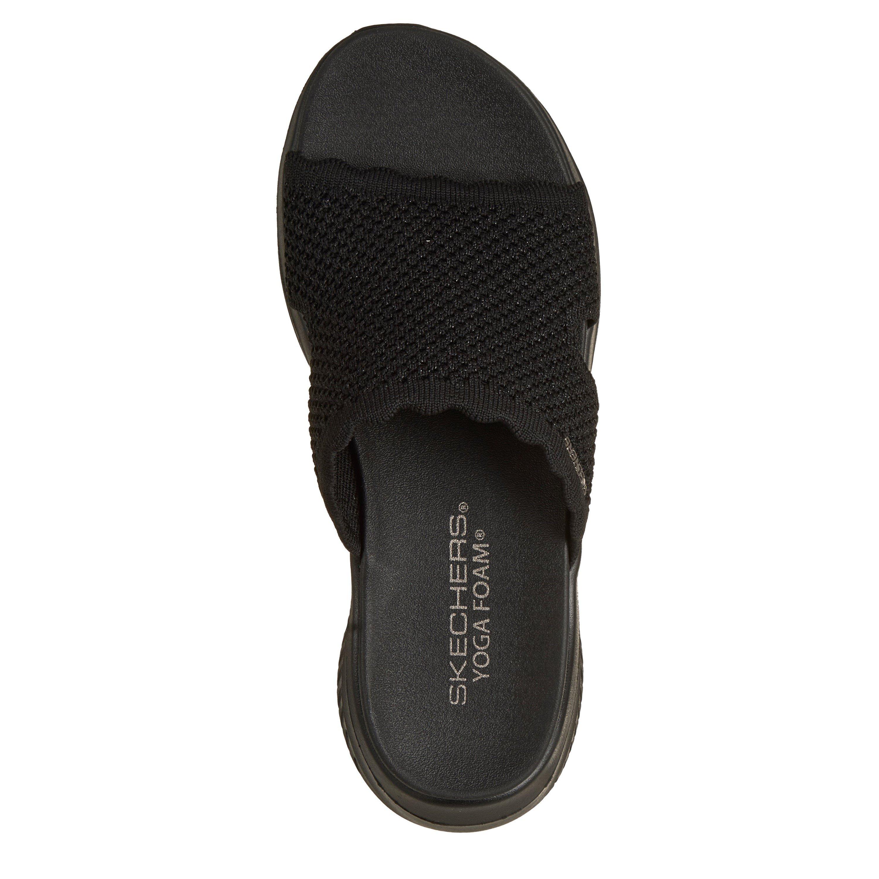 Black - Skechers - Women's Flat Sandals - 5