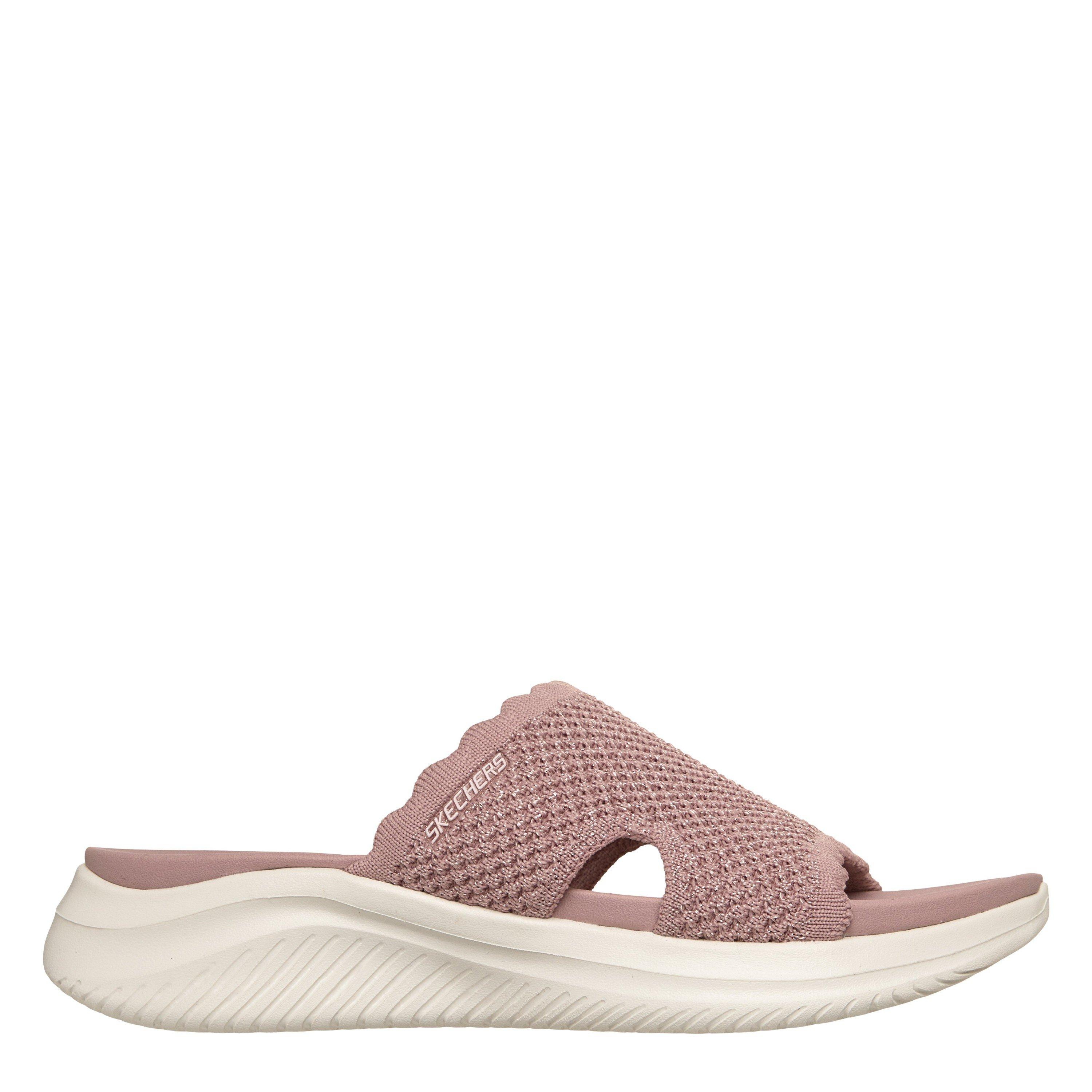 Skechers Women's Flat Sandals - Mauve Knit - 8 (41)
