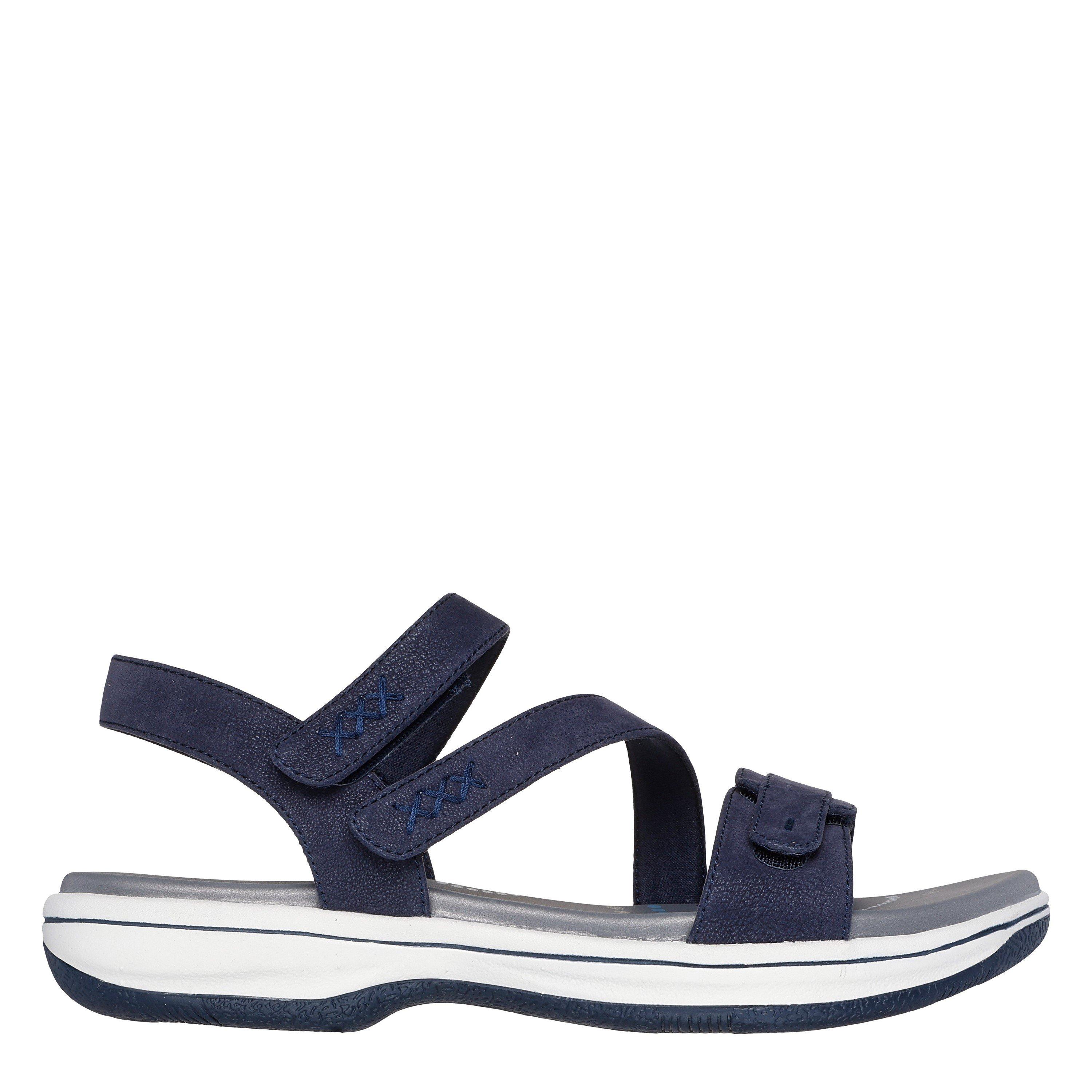 Navy - Skechers - Bayshore Flat Sandals Womens - 3