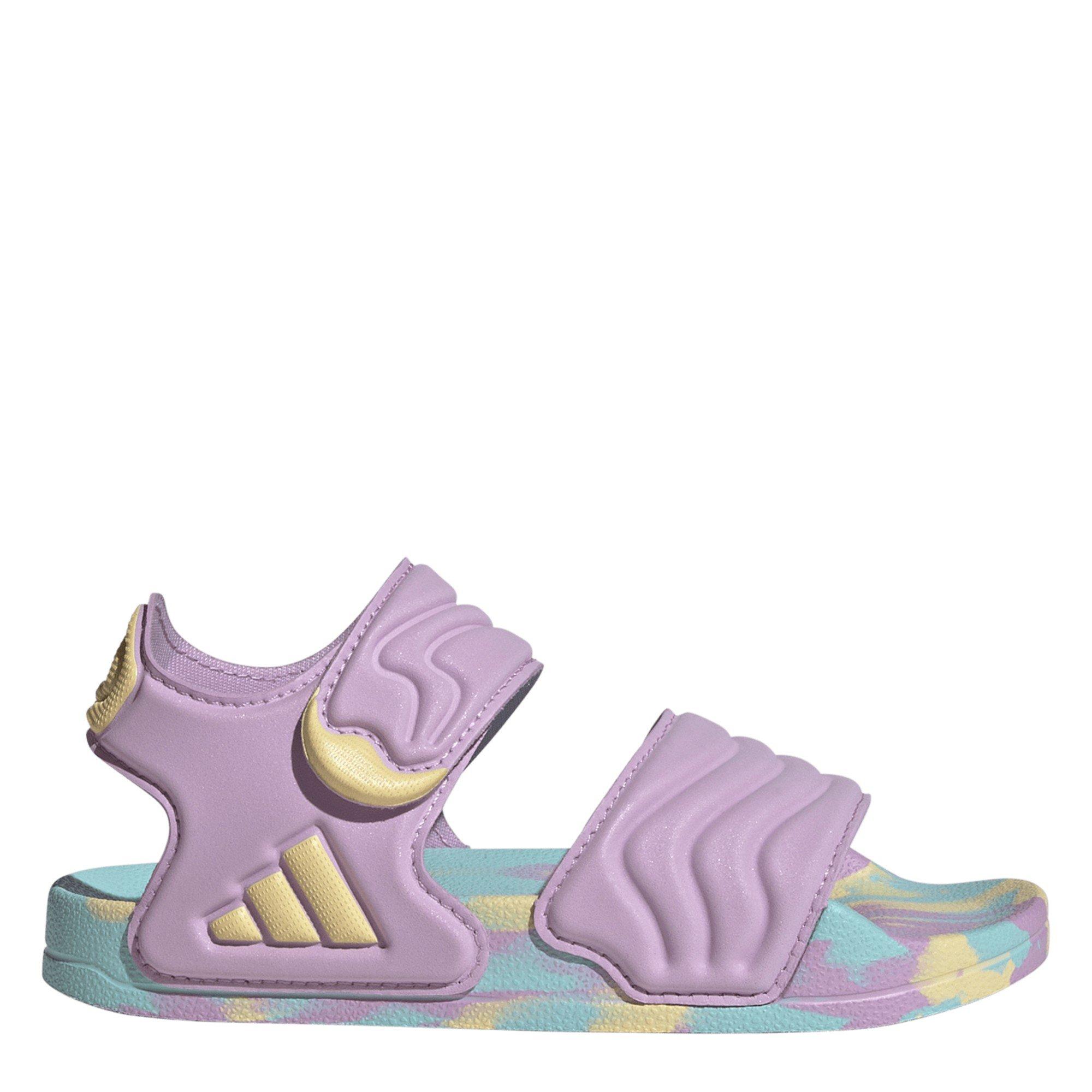 Lilac/Orge/Aqua - adidas - Kids' Sports Sandals - 1