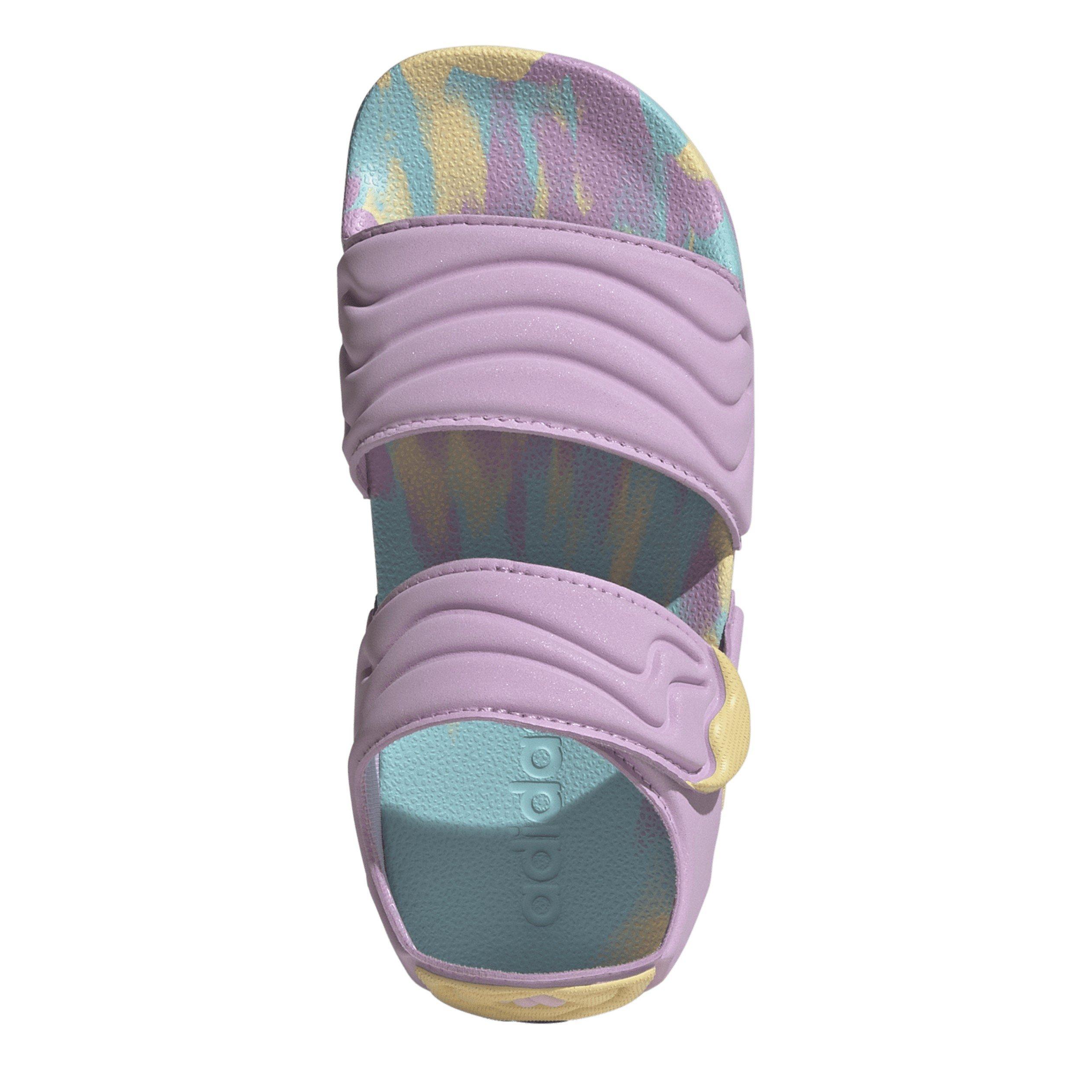 Lilac/Orge/Aqua - adidas - Kids' Sports Sandals - 5