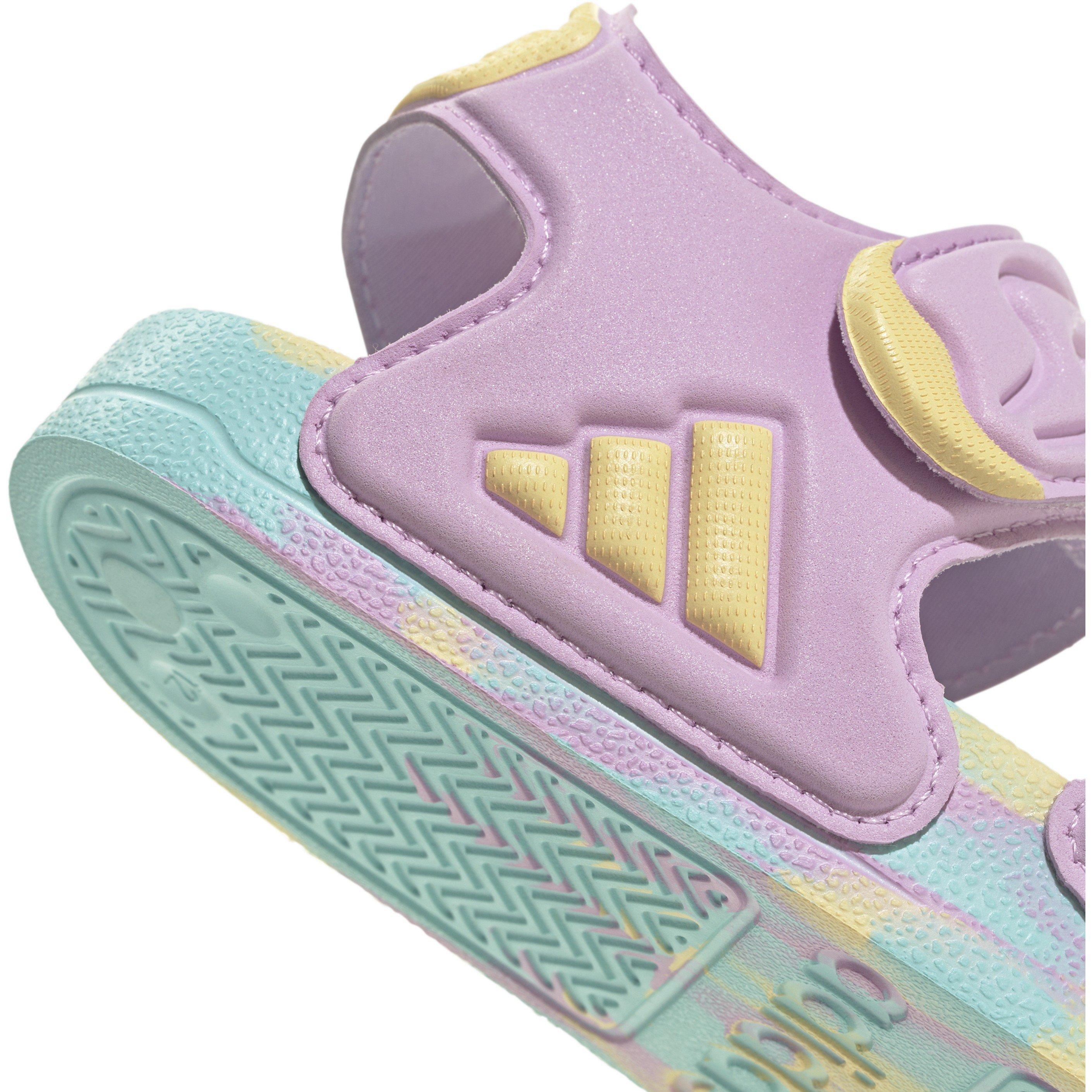 Lilac/Orge/Aqua - adidas - Kids' Sports Sandals - 7