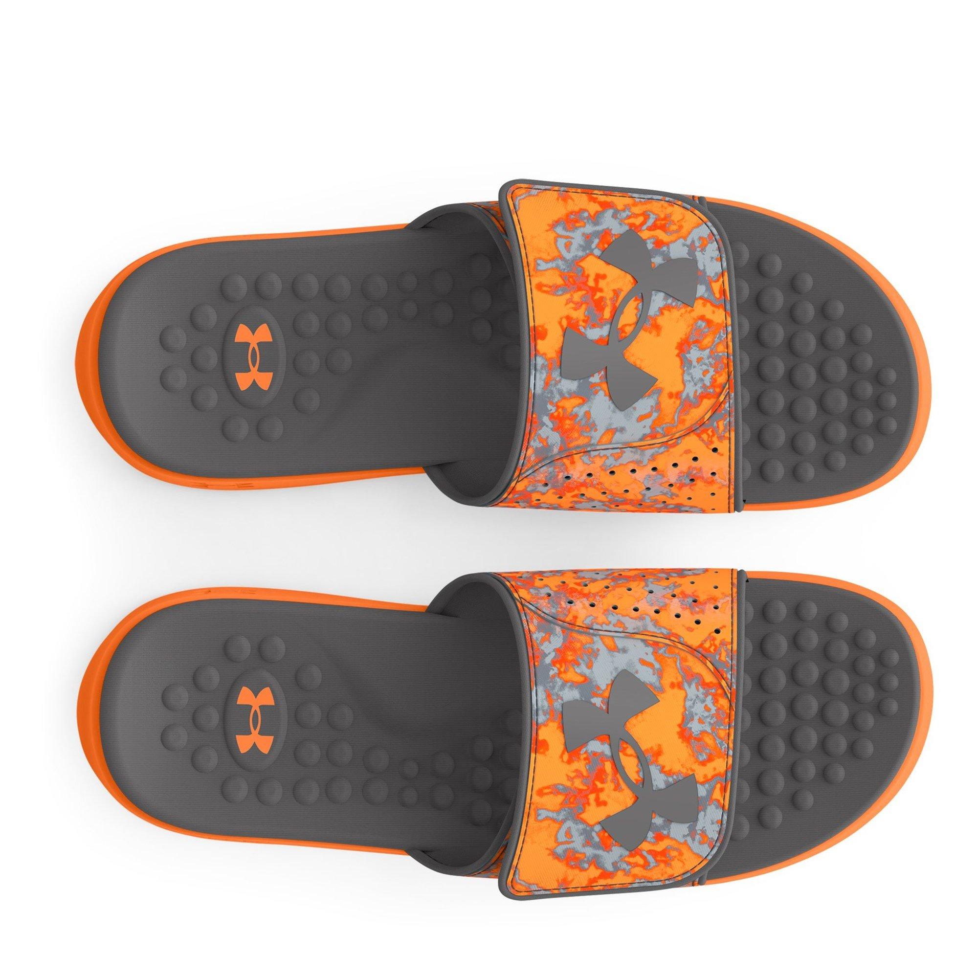 Orange - Under Armour - Ua M Ignite Pro Grh Strp Sl Sliders Mens - 4