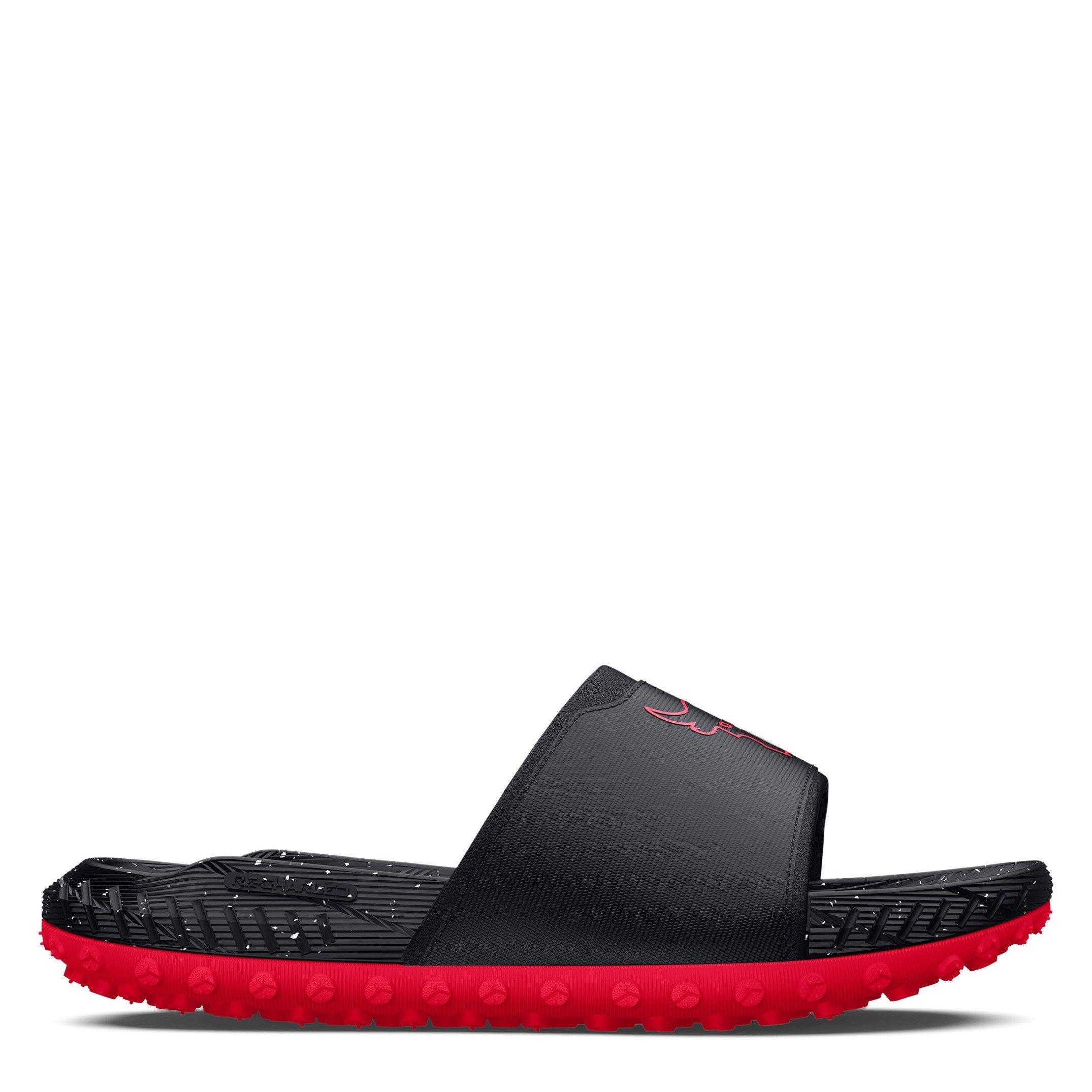 Black - Under Armour - UA Rock 3 UFC Slide Sn99 - 1