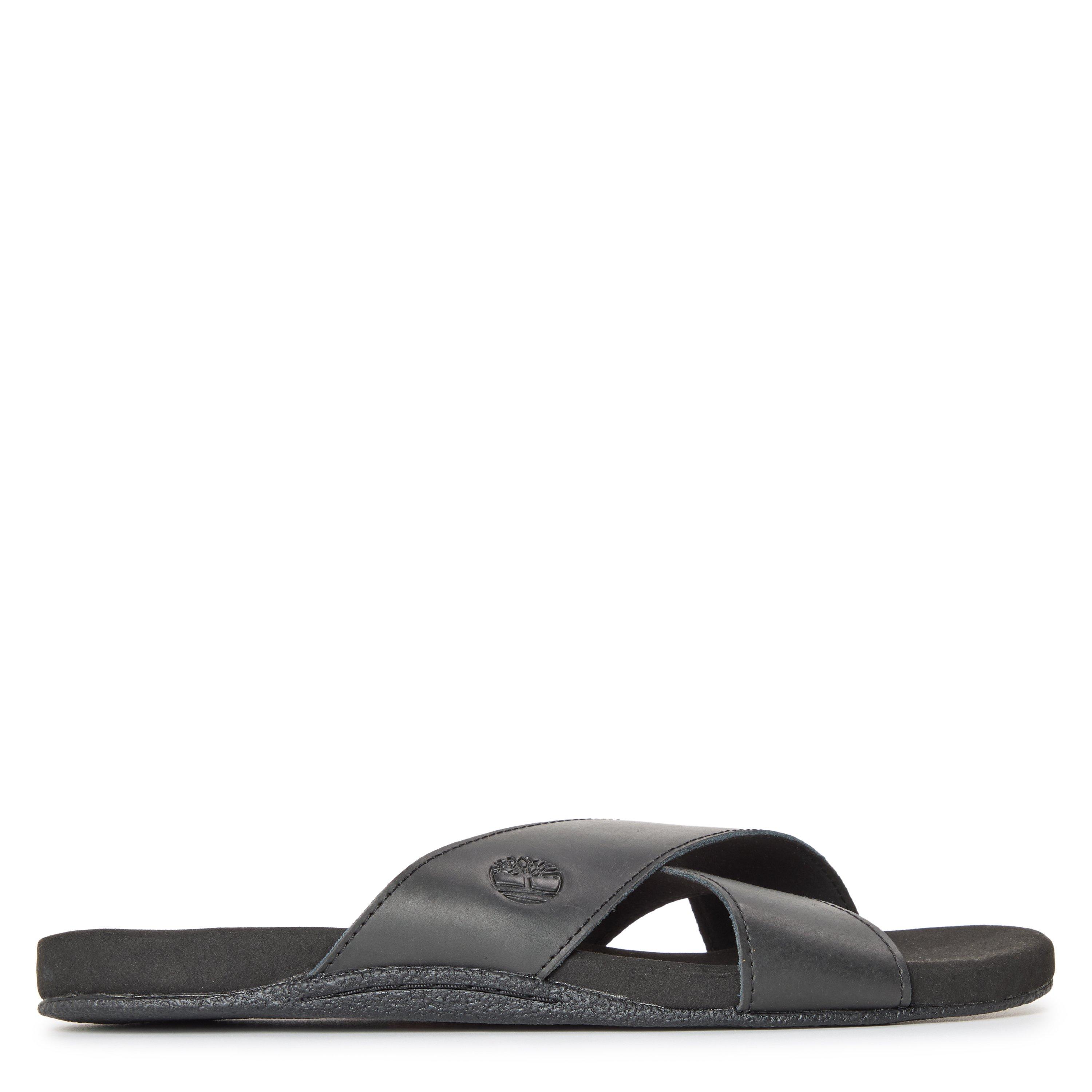 Jet Black - Timberland - Men's Slide Flat Sandals - 1