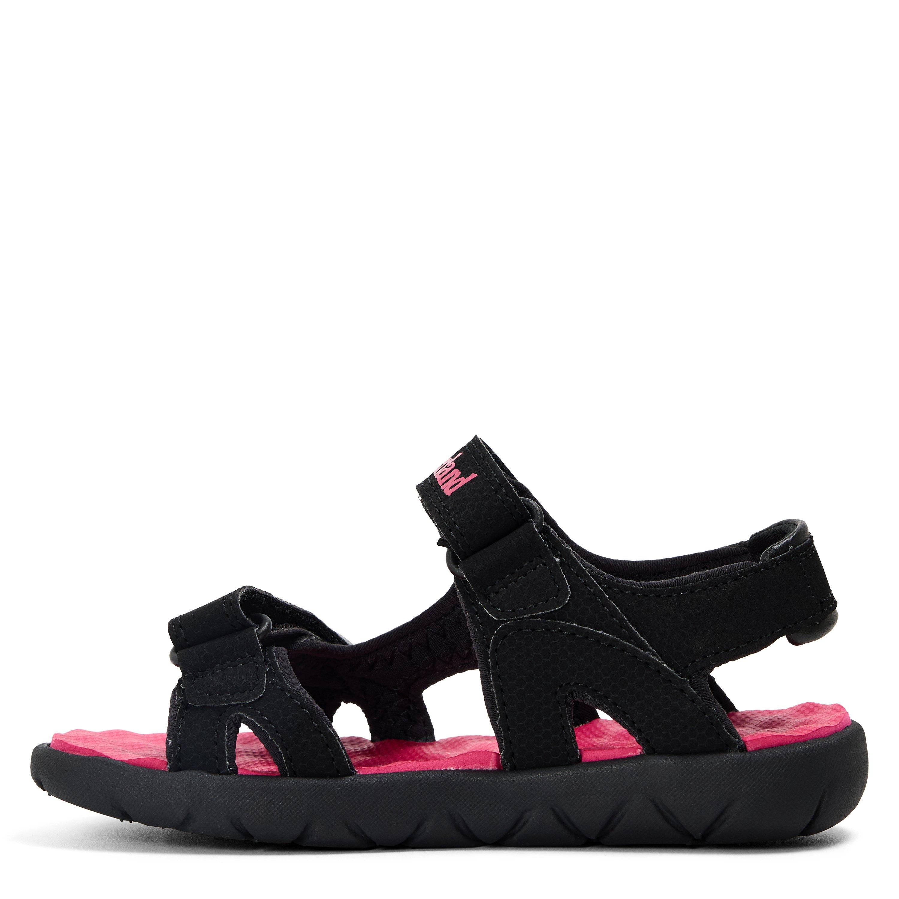 Blk/Bright Pink - Timberland - Timberland Perkins Row Backstrap Sandal Black - 2