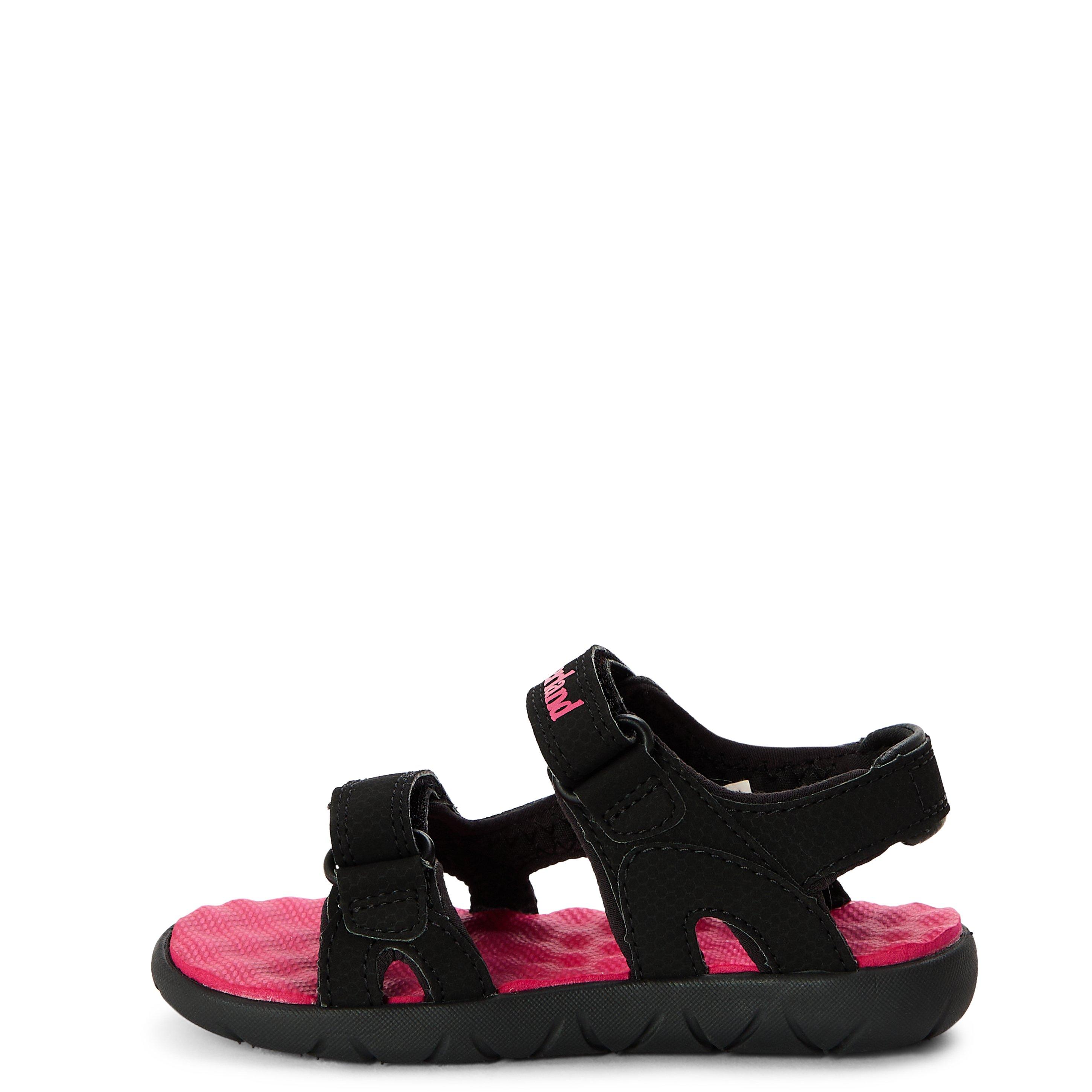 Blk/Bright Pink - Timberland - Timberland Perkins Row Backstrap Sandal Black - 2