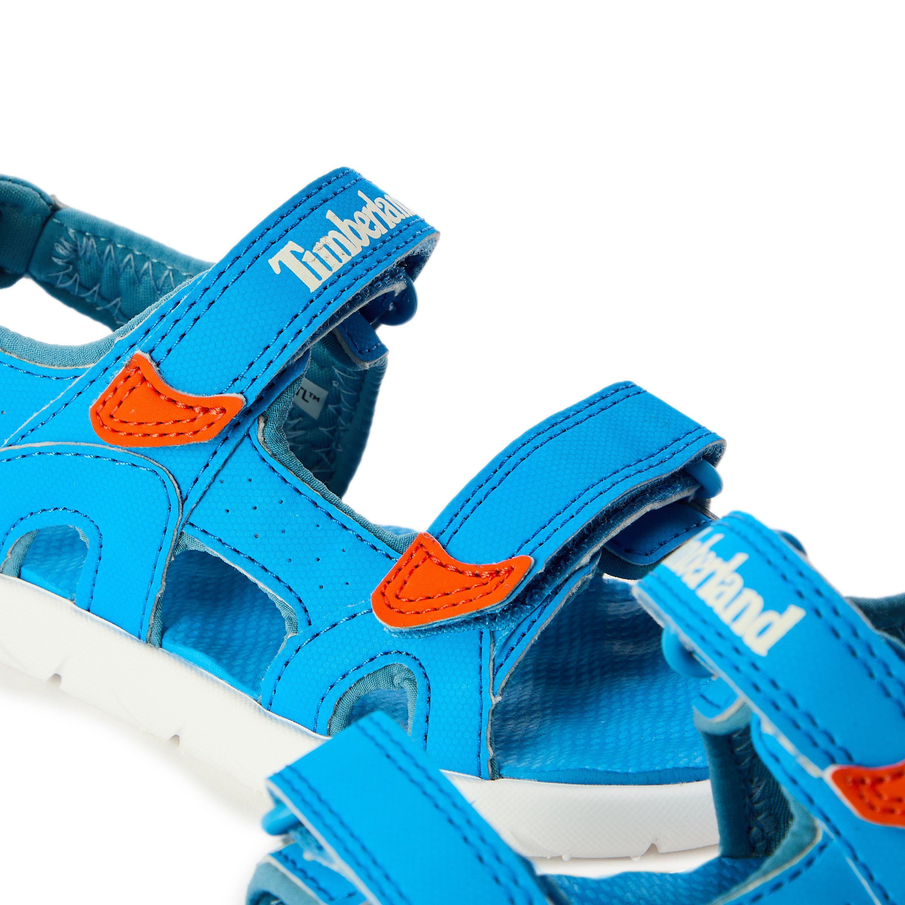 Bright Blue - Timberland - Unisex Kids' Backstrap Flat Sandals - 3