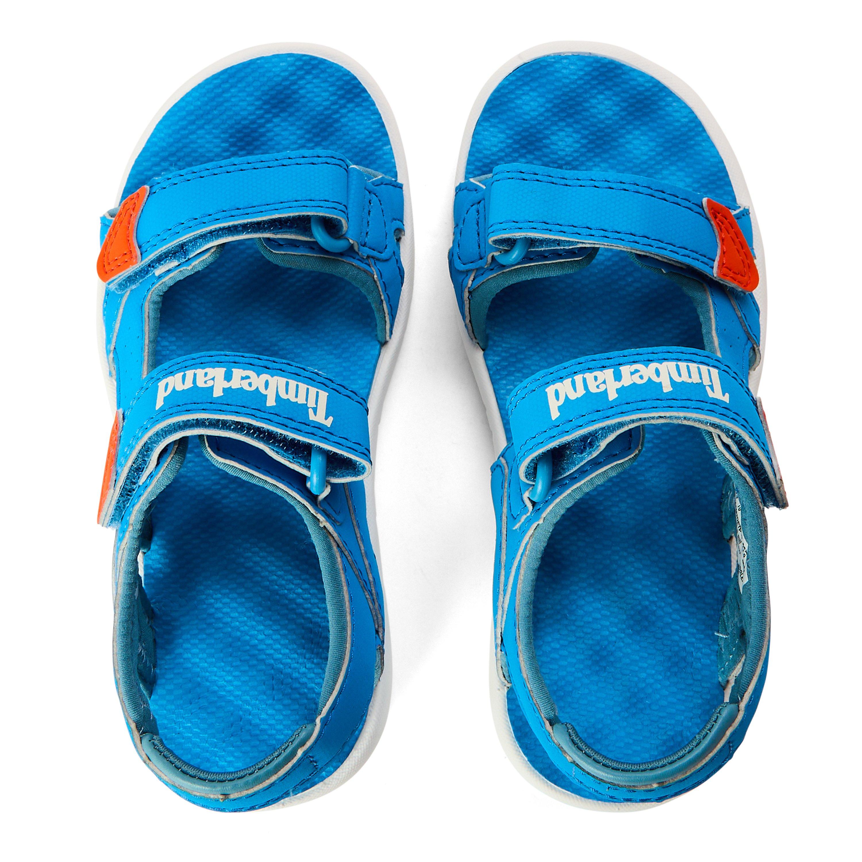 Bright Blue - Timberland - Unisex Kids' Backstrap Flat Sandals - 4