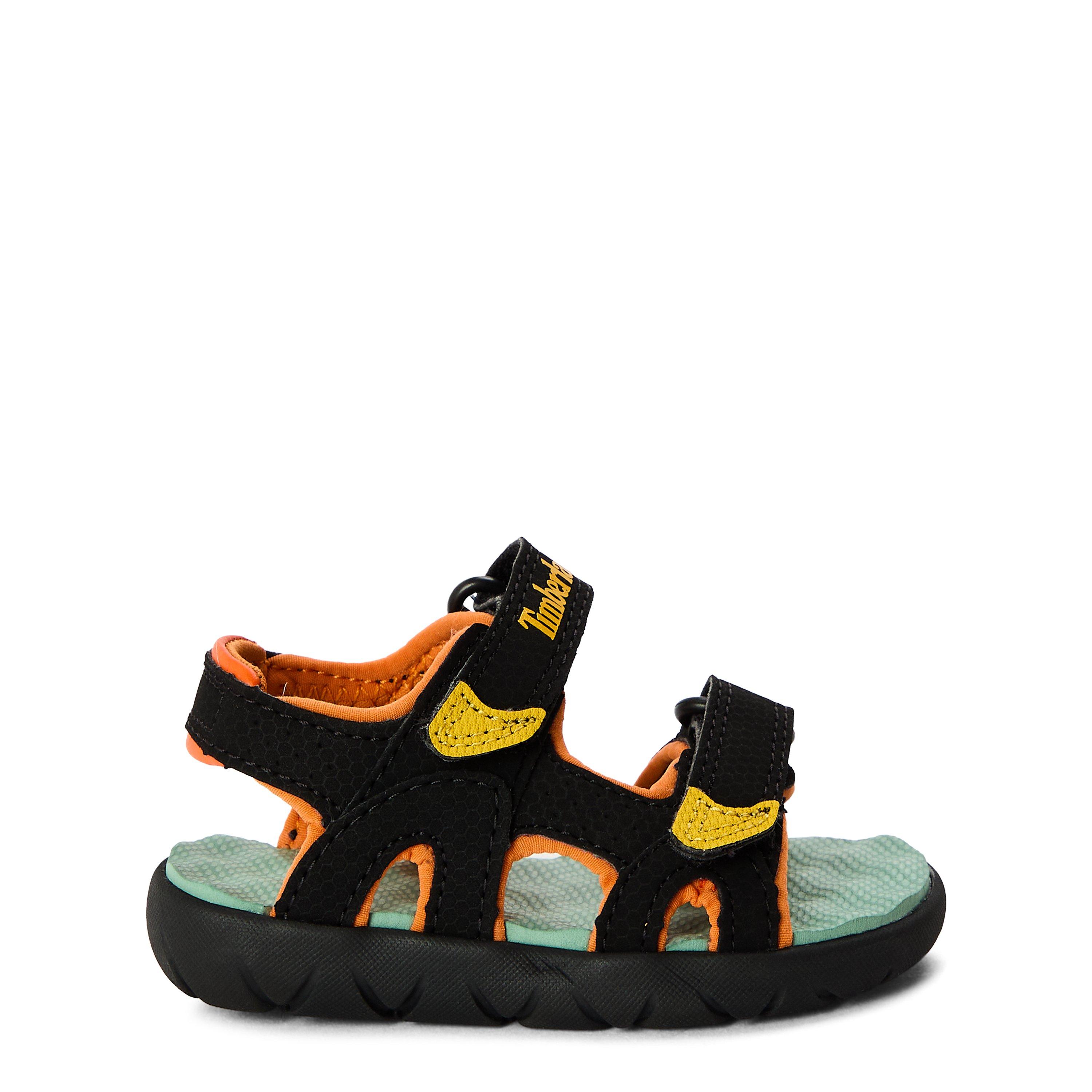 Timberland  Infant Kids' Backstrap Flat Sandals - Black/Yellow - C5 (22)