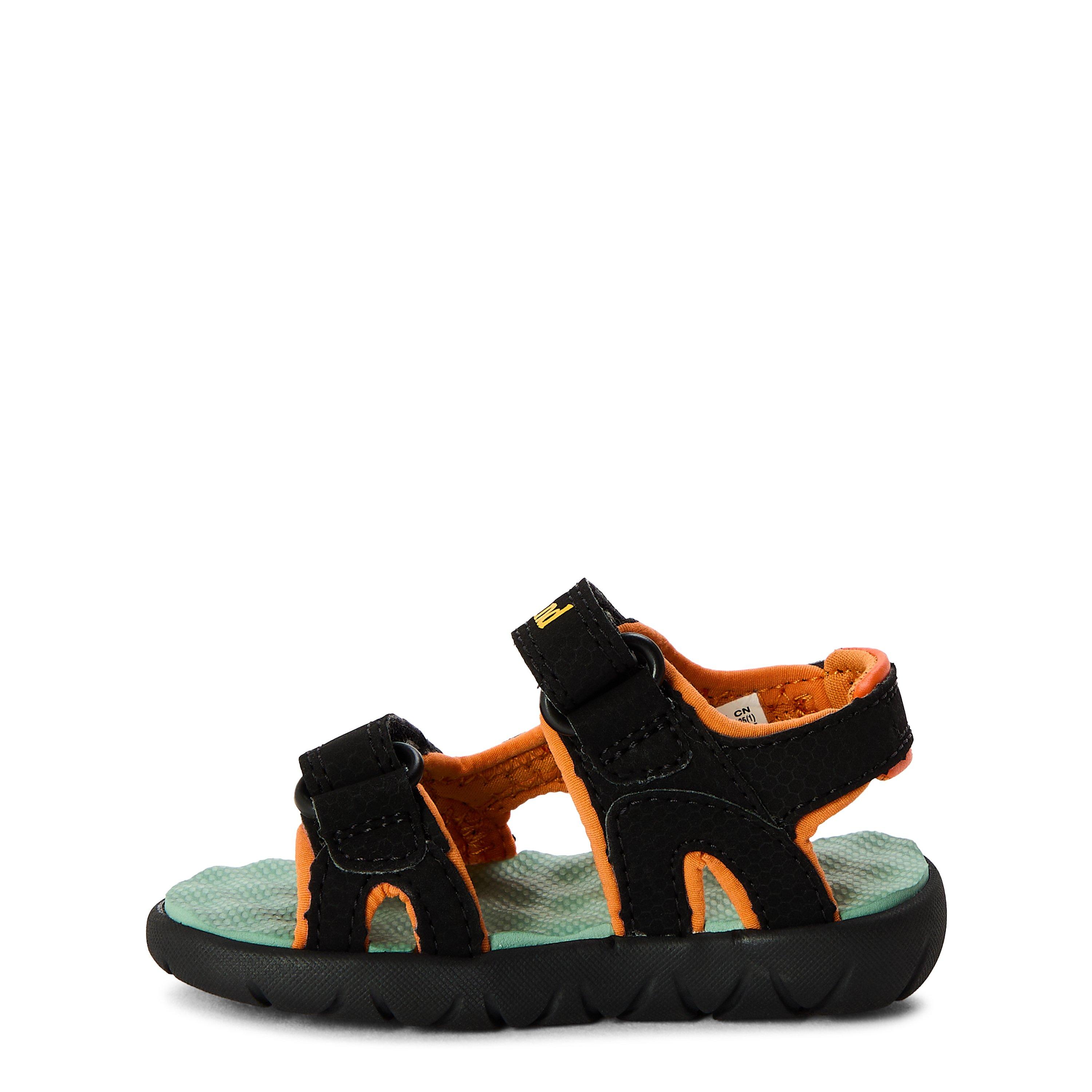 Black/Yellow - Timberland - Unisex Kids' Backstrap Flat Sandals - 2
