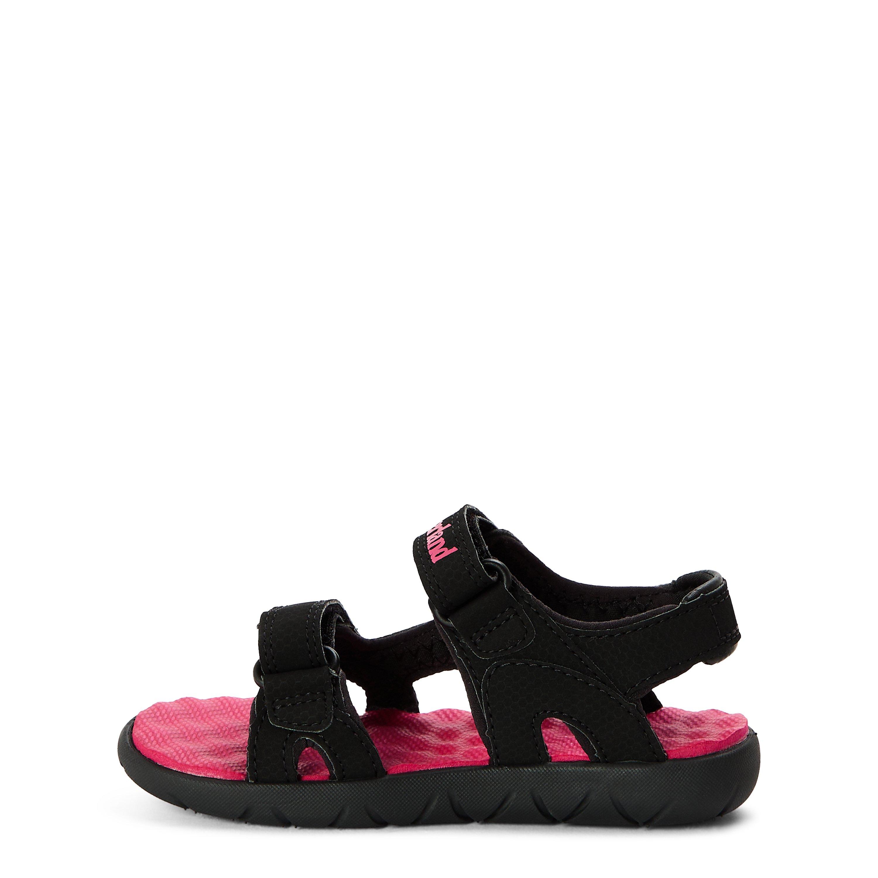 Blk/Bright Pink - Timberland - Timberland Perkins Row Backstrap Sandal Black - 2