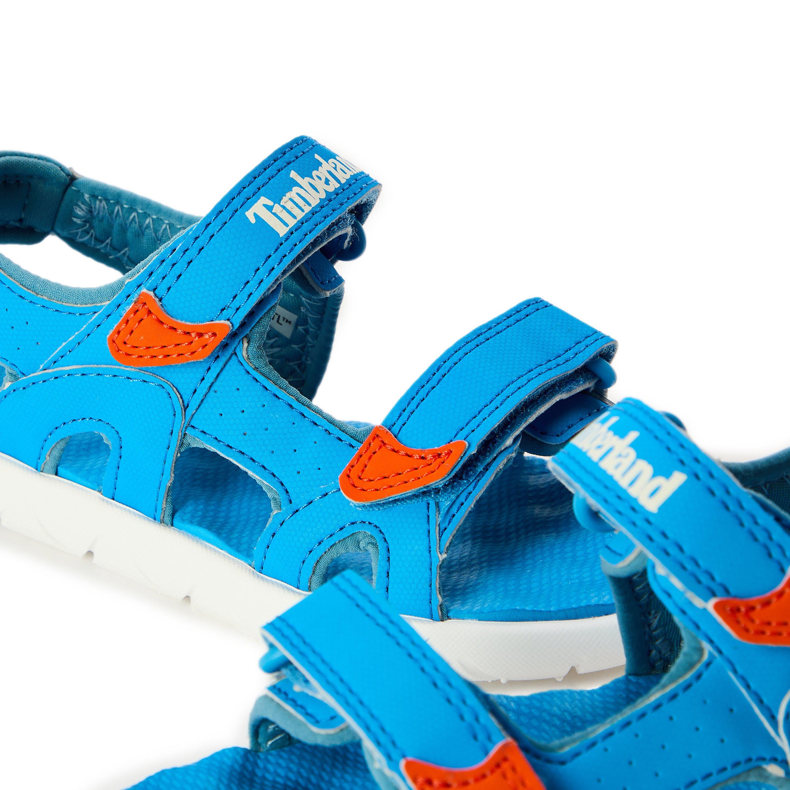 Bright Blue - Timberland - Unisex Kids' Backstrap Flat Sandals - 3
