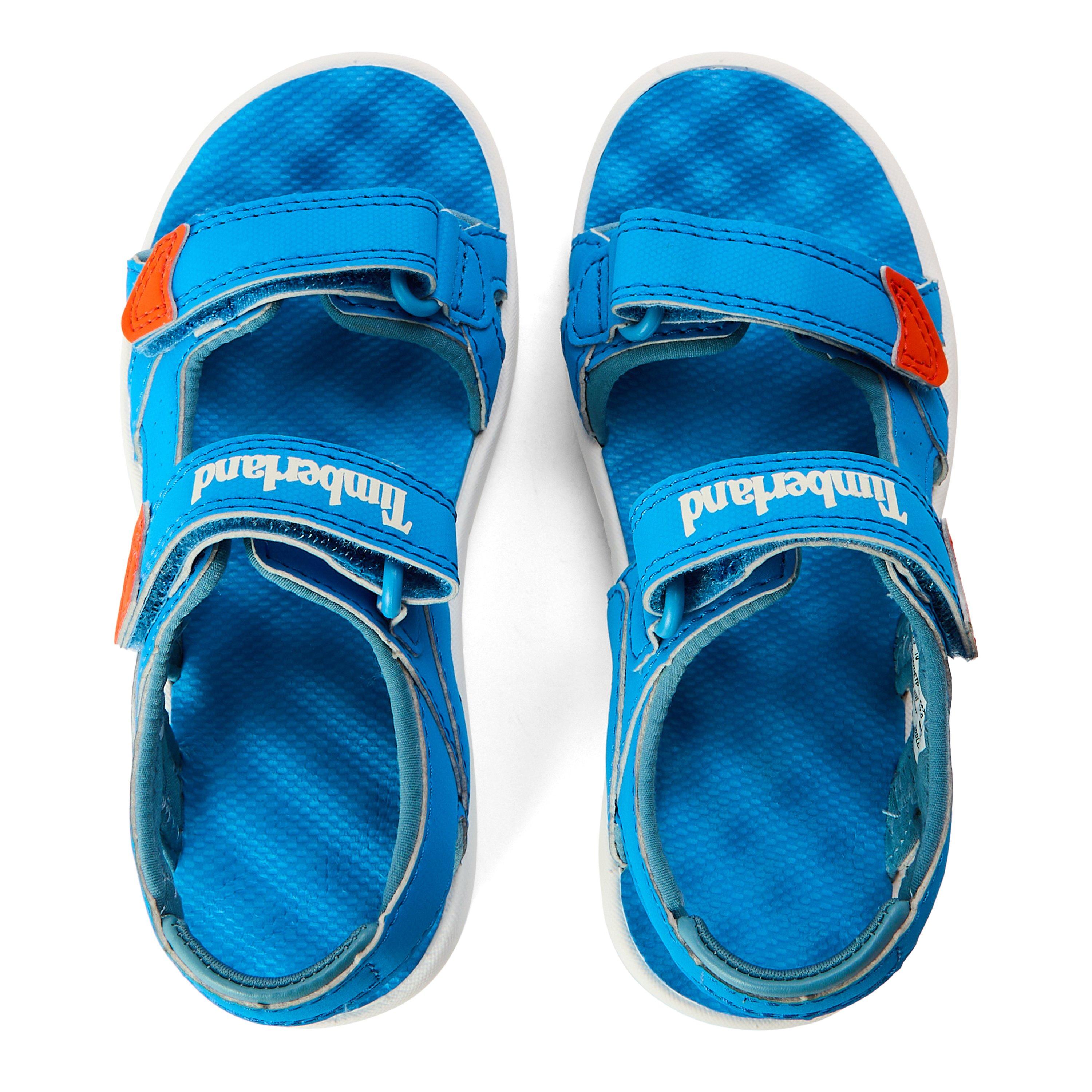 Bright Blue - Timberland - Unisex Kids' Backstrap Flat Sandals - 4